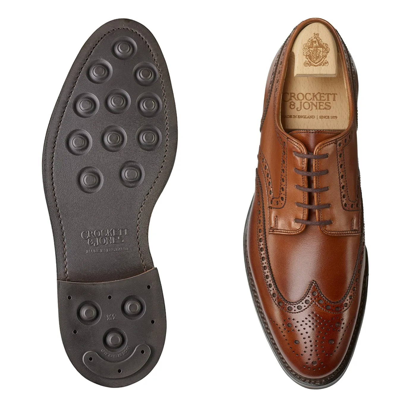 Swansea Beechnut Burnished Calf Everyday Use Smooth Interior Lining