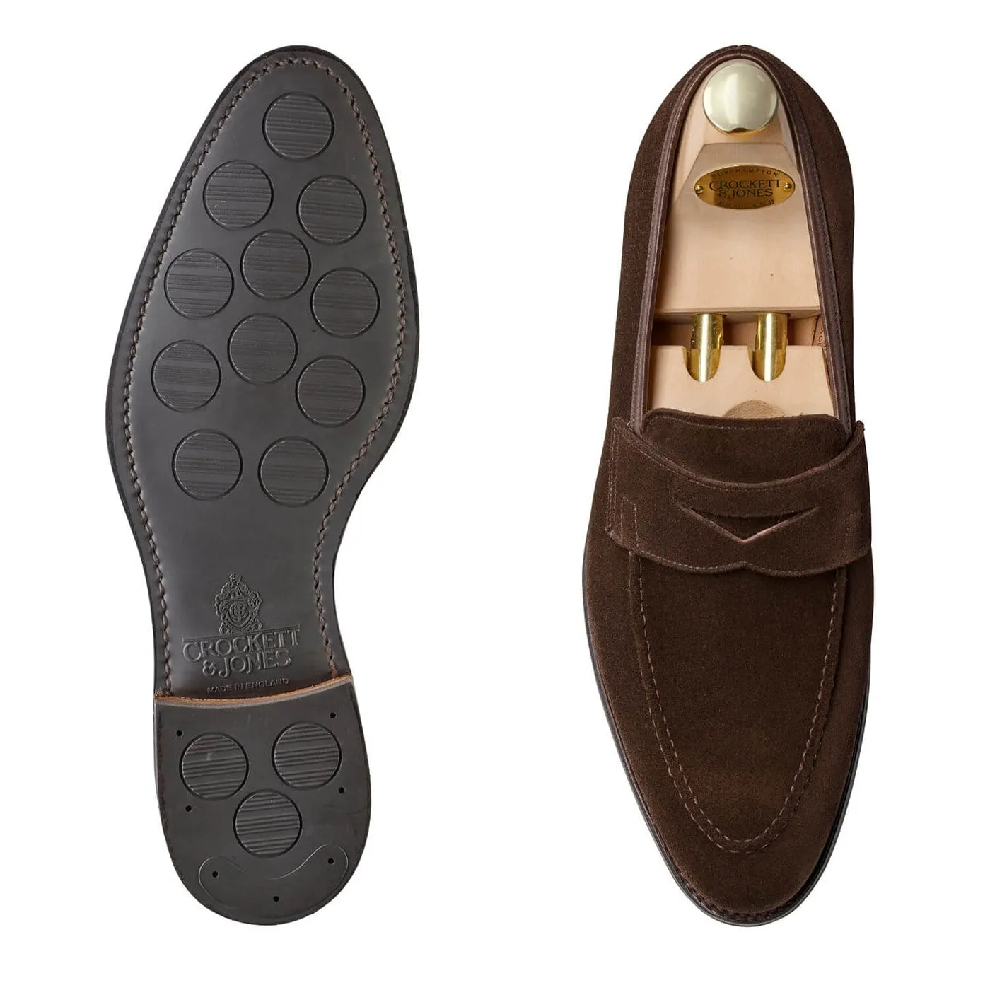 Sydney Dark Brown Suede Comfortable Shoes Casual Leather Shoes