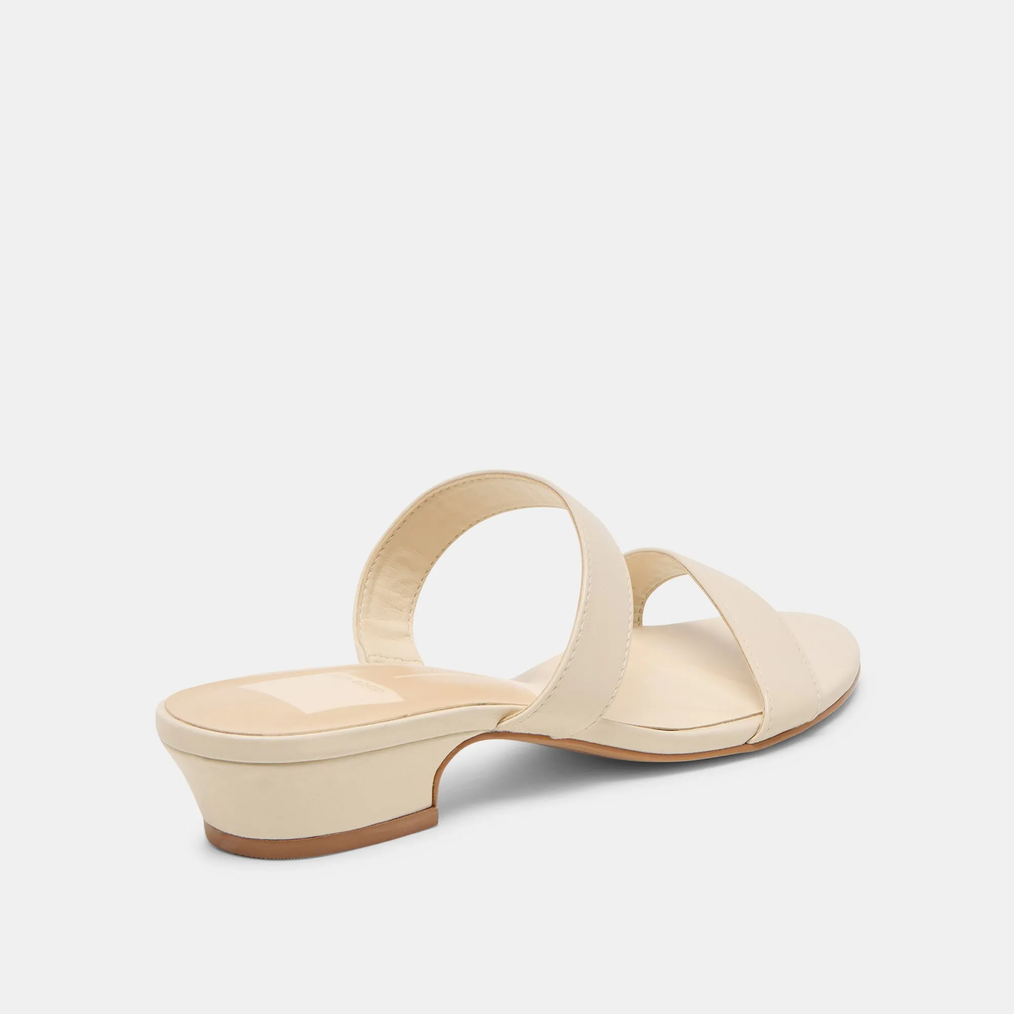 KAMILE SANDALS BONE LEATHER formal dress shoes Party Shoes with Heels