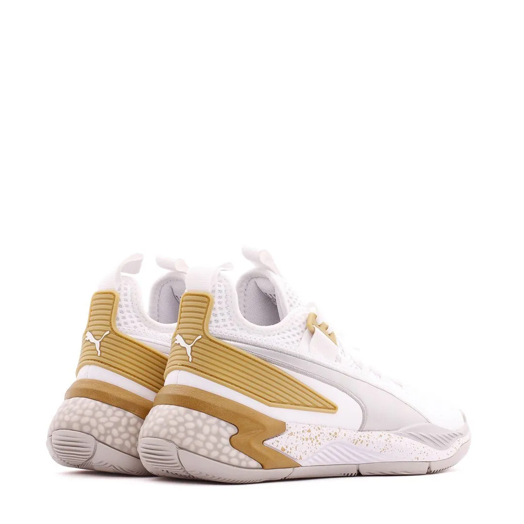 Orthotic Support Puma Basketball Uproar Hybrid Court White Metallic Silver Men 192775-09