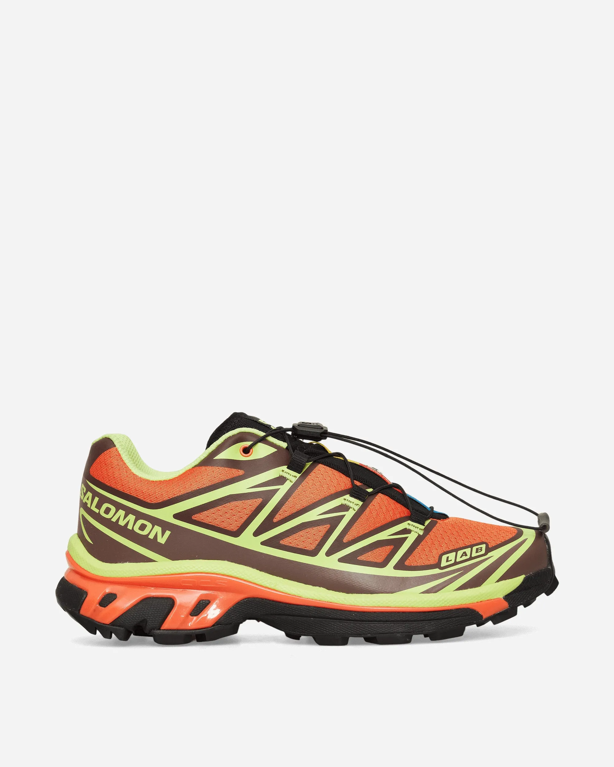Style Basic XT-6 Sneakers Red Orange / Sharp Green / Black