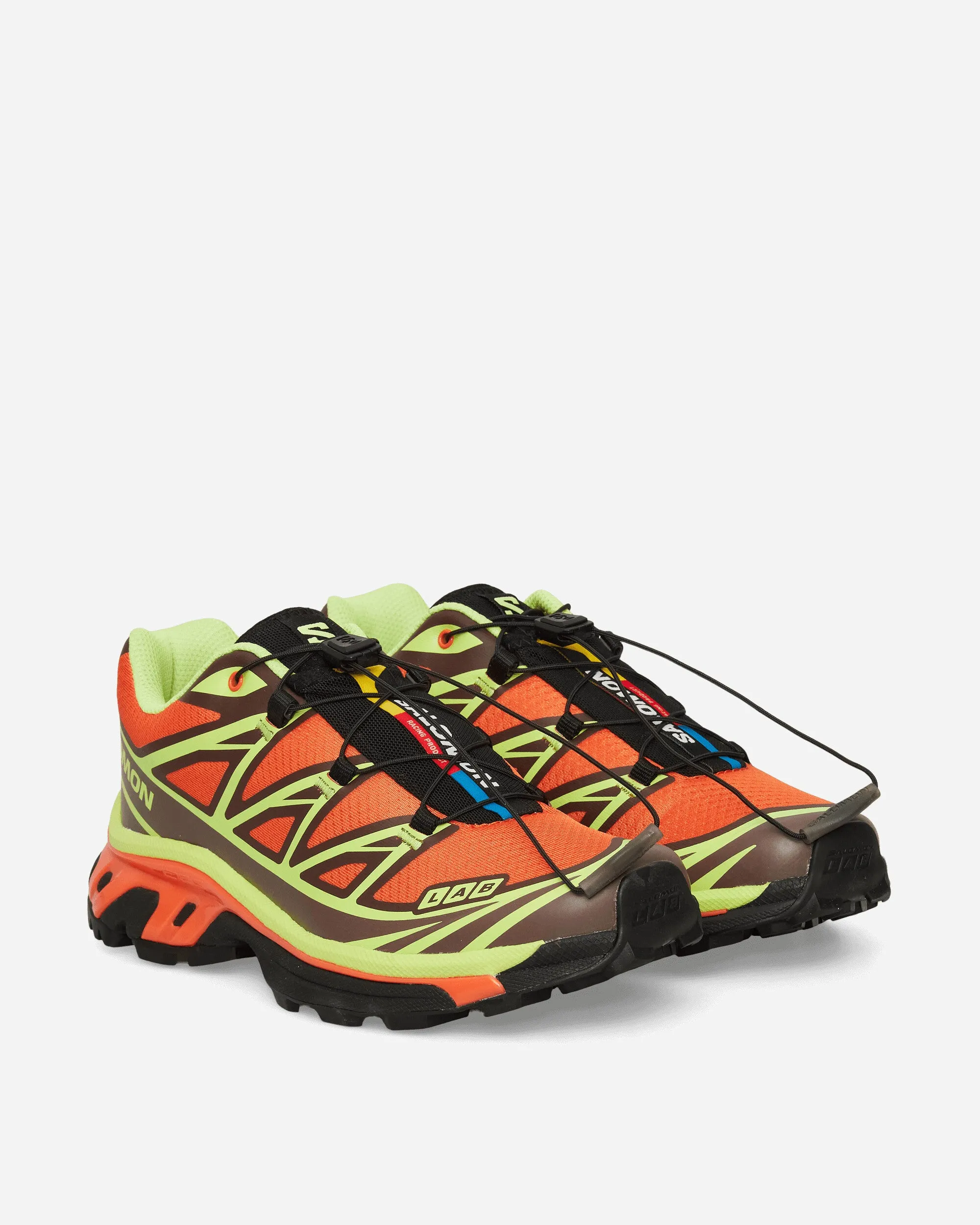 Comfy Wear XT-6 Sneakers Red Orange / Sharp Green / Black