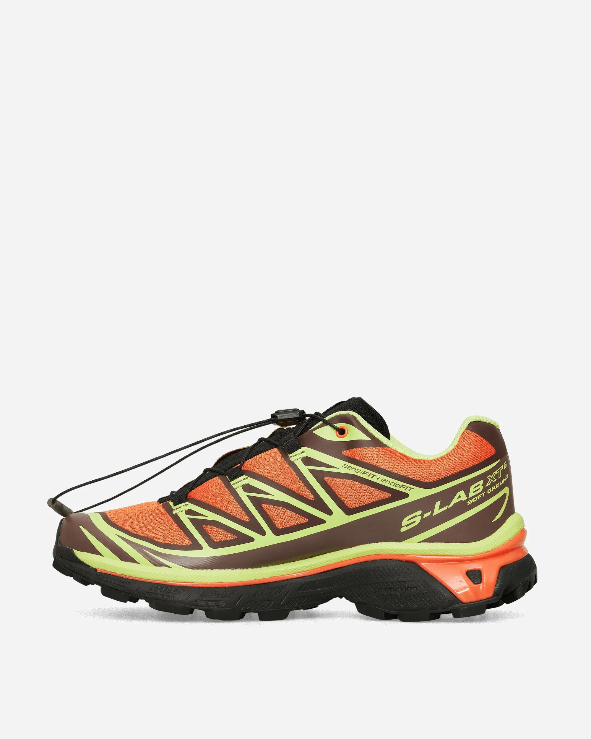 Reinforced Seams XT-6 Sneakers Red Orange / Sharp Green / Black