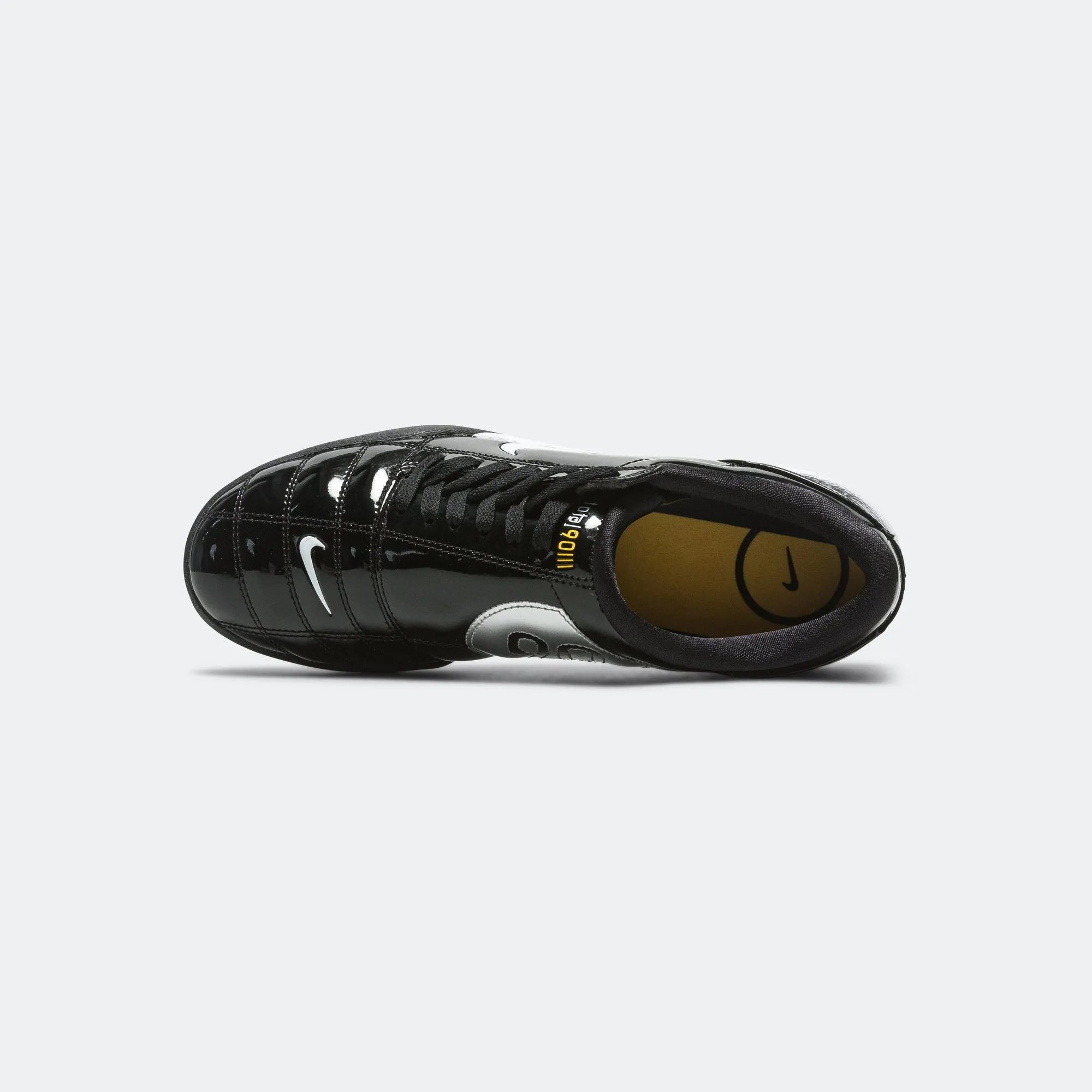 T90 SP - Black/White-Metallic Silver HeelStabilizer Adaptive Look