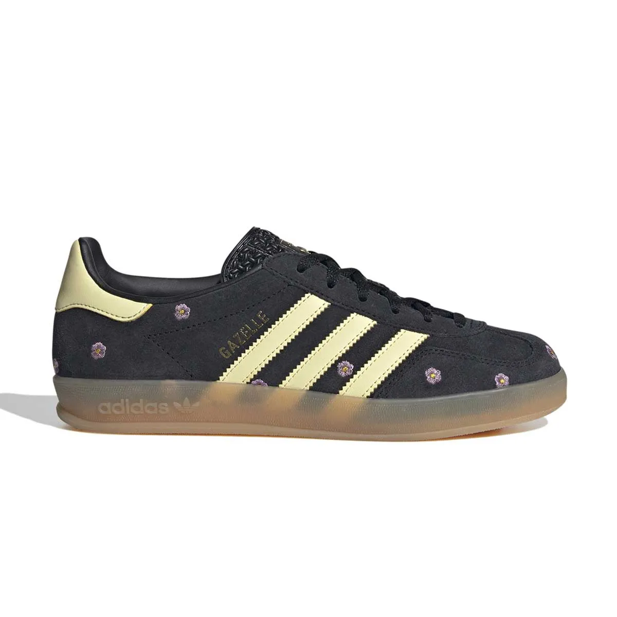 Wmns Gazelle Indoor 'Black Almost Yellow' Walk Gear