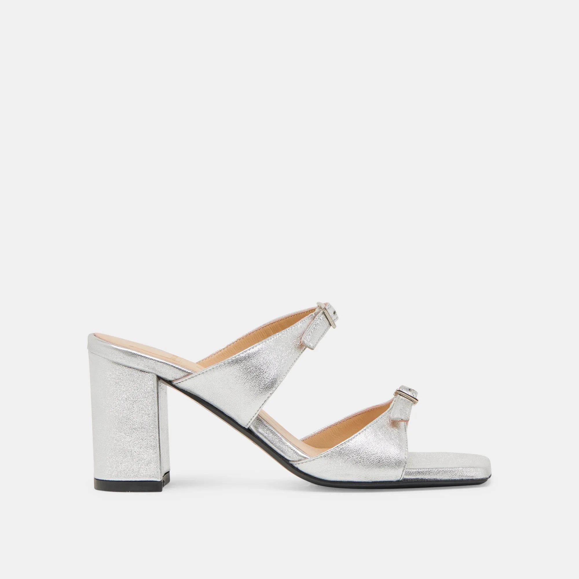 Sexy Red Heels platform sandals SHANE HEELS SILVER METALLIC LEATHER