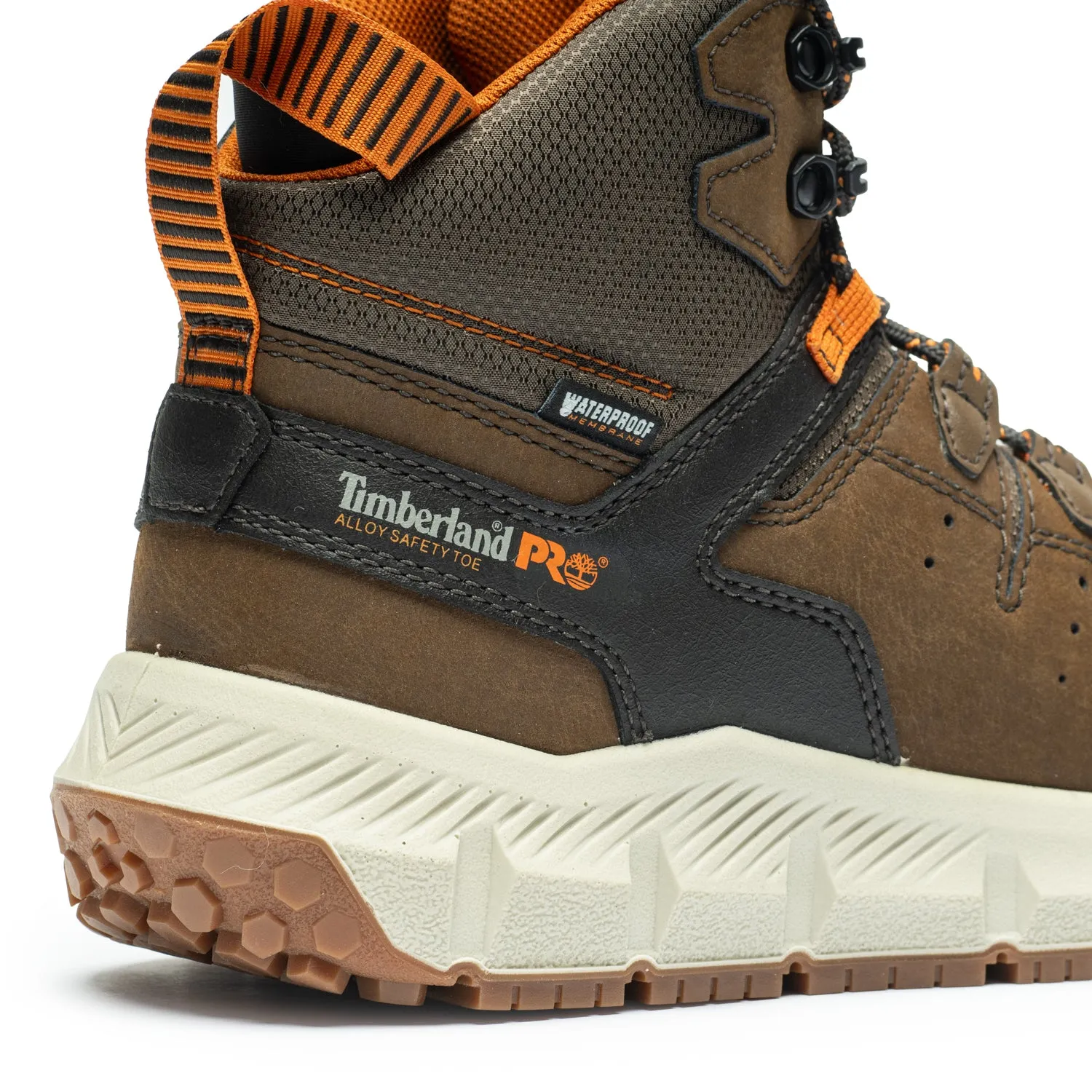 Water Resistant Tempe Men's 6" Aluminum Toe Work Boots A63XB