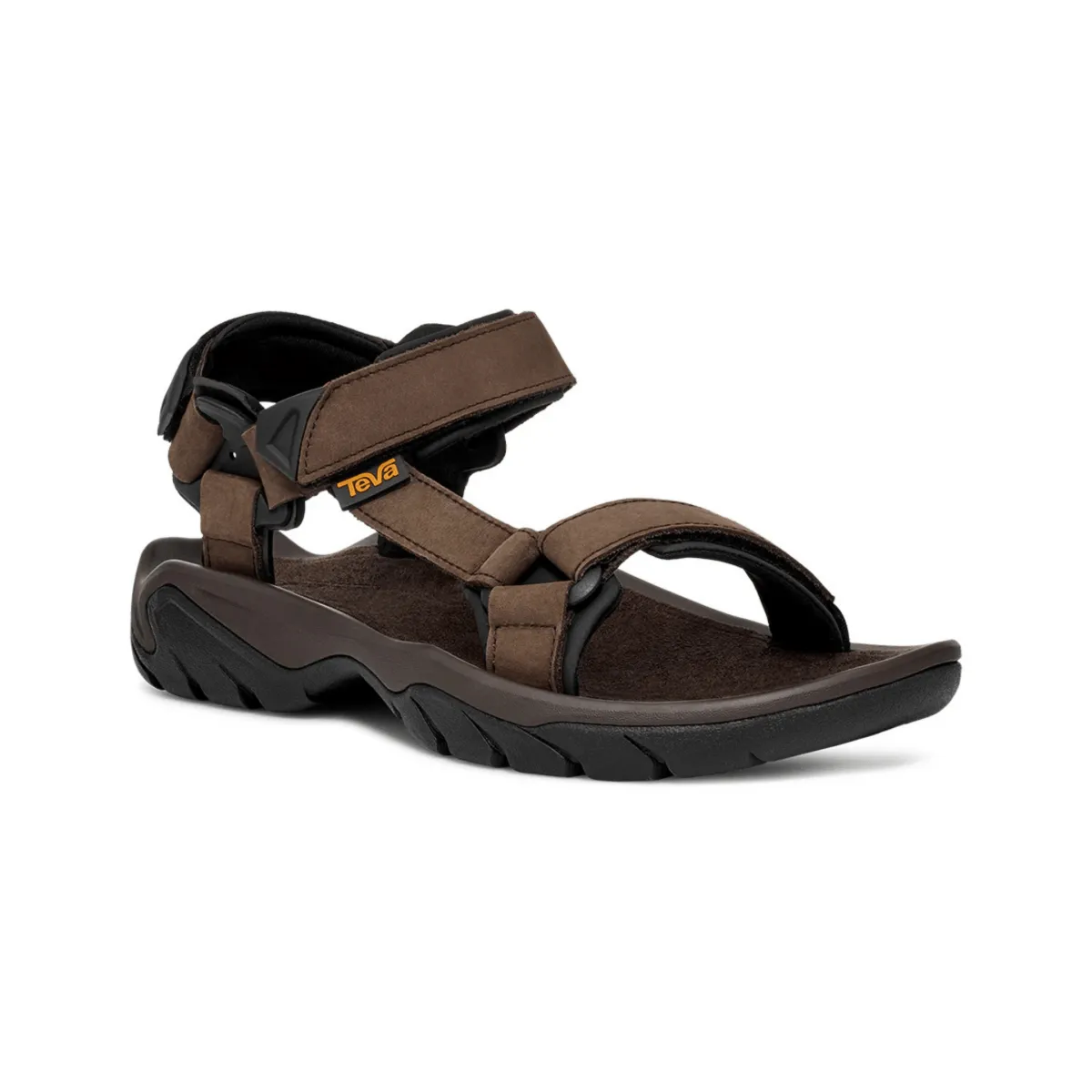 Teva Men's Terra Fi 5 Turkish Coffee Leather Chic Vacation Flats