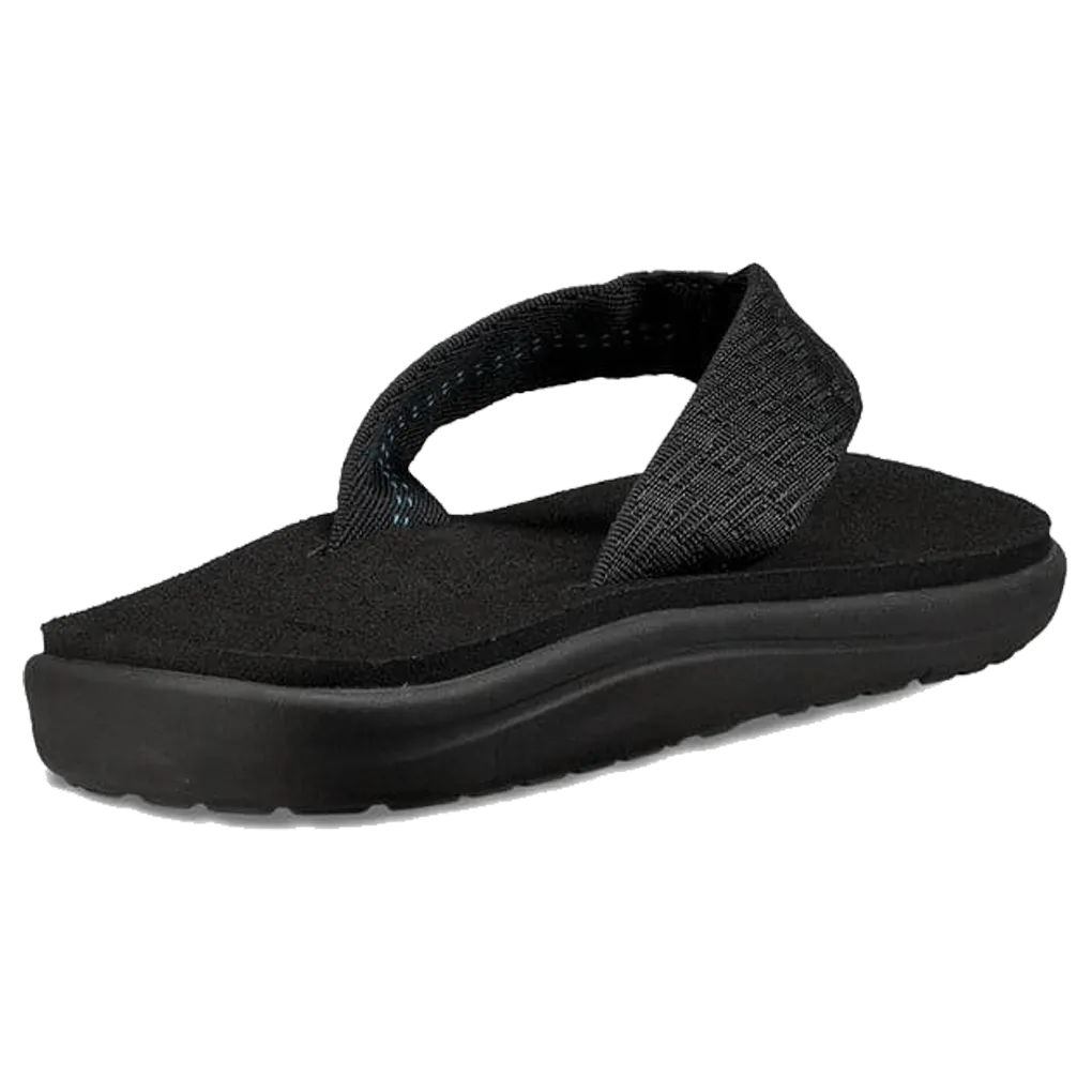 wellness Bare Motion Teva Men's Voya Flip Flop Brick Black