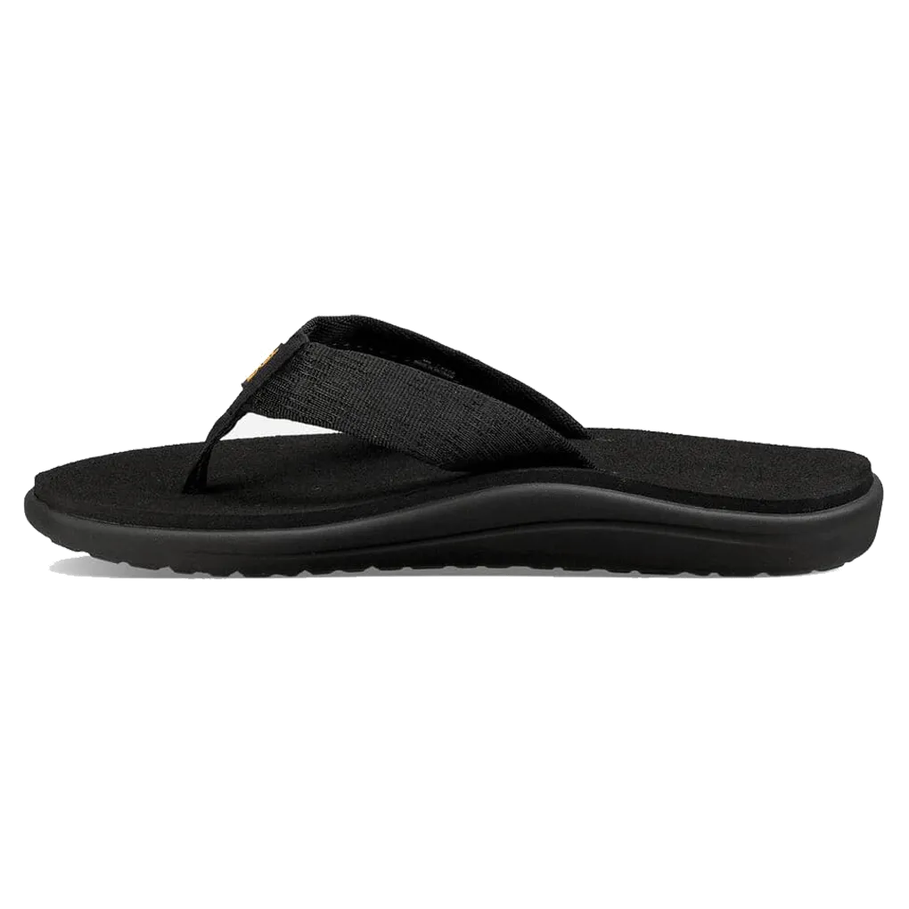 Teva Men's Voya Flip Flop Brick Black Vacation Trip