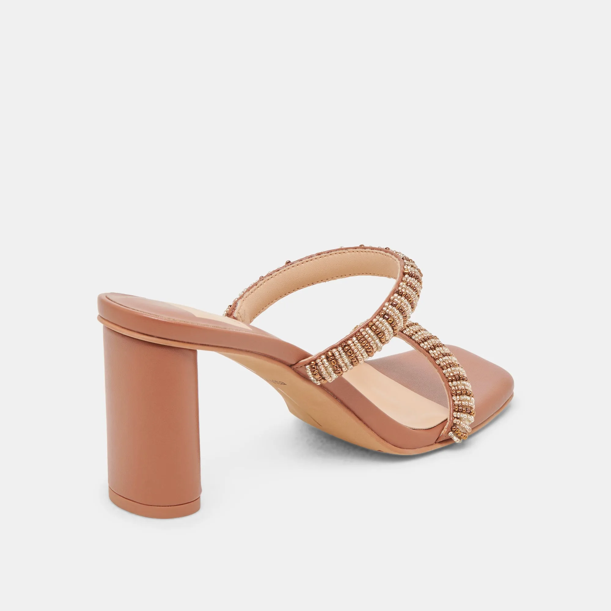 Casual Heels NOLAH HEELS TAN MULTI BEADS