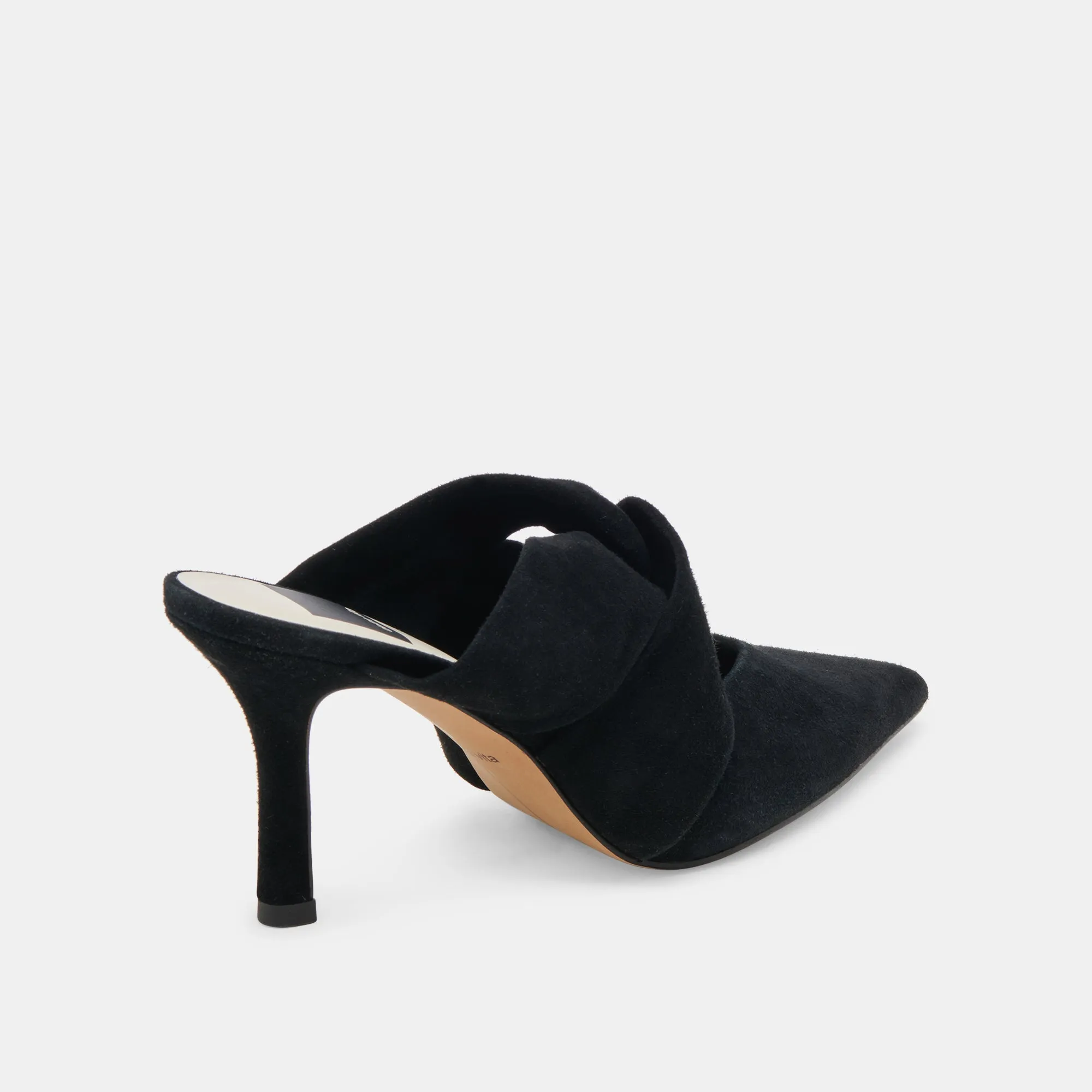 Elastic laces All-day Comfort KELSY HEELS ONYX SUEDE
