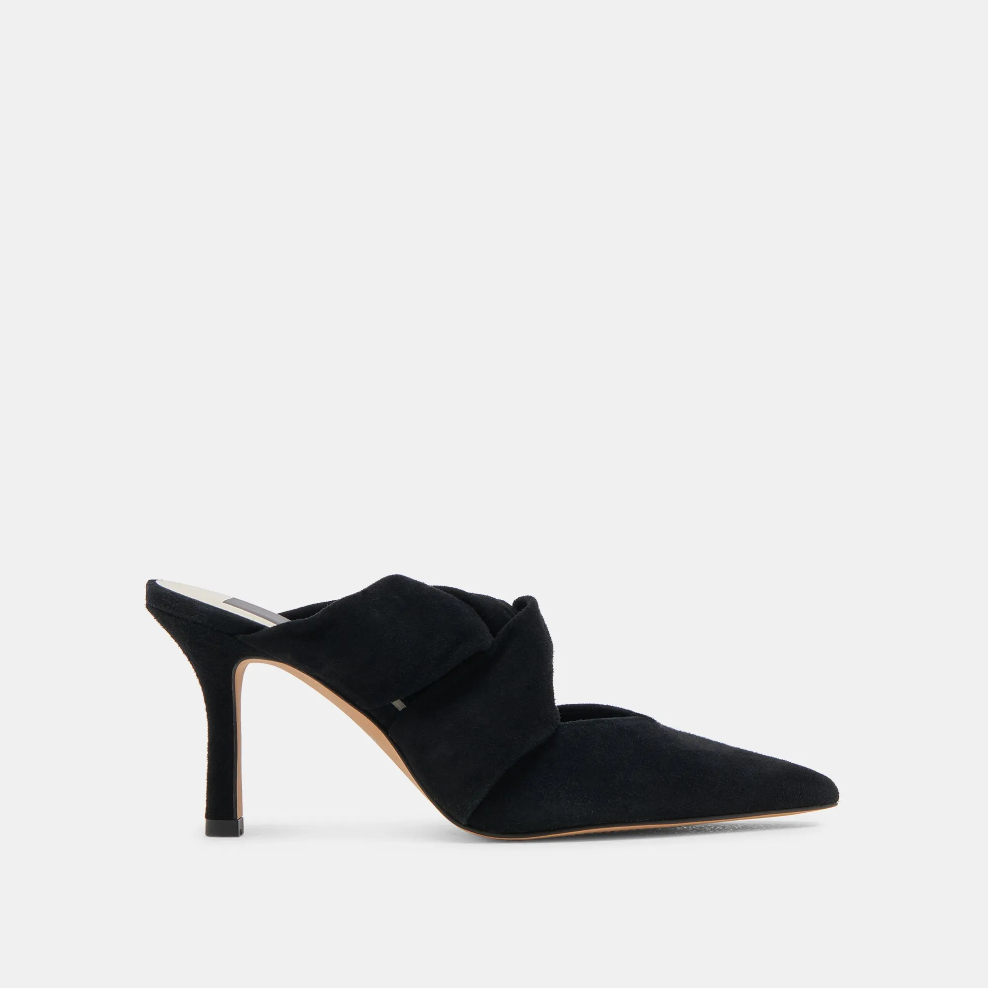 KELSY HEELS ONYX SUEDE Low Top formal dress shoes