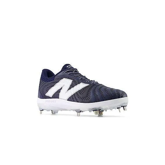Lightweight Footwear Practical Build New Balance Men's FuelCell 4040 V7 Metal Baseball Cleats - Team Navy / Optic White - L4040TN7