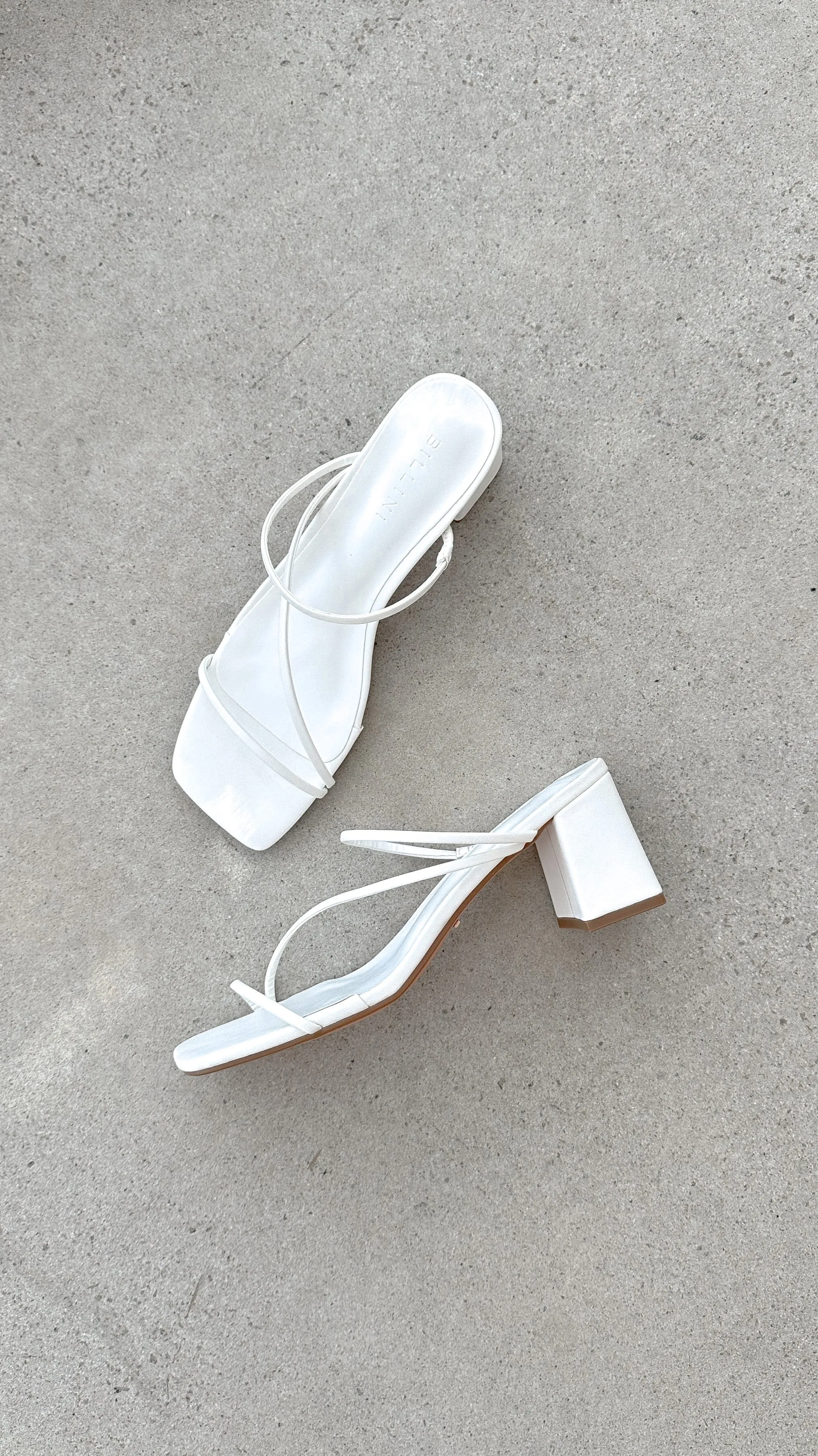 Modern Glow Spring Sandals Yazmin Heel 2.0 - White