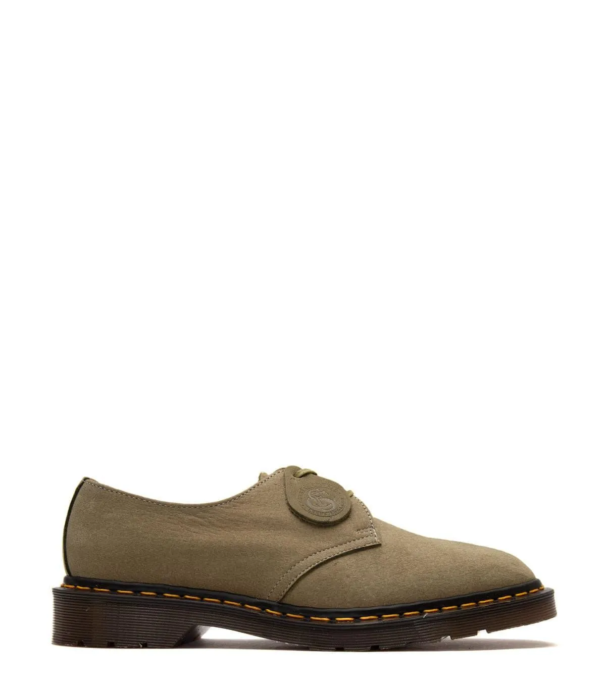 Timeless traction Fresh flexibility Dr. Martens Made in England 1461 Green Savannah Nubuck