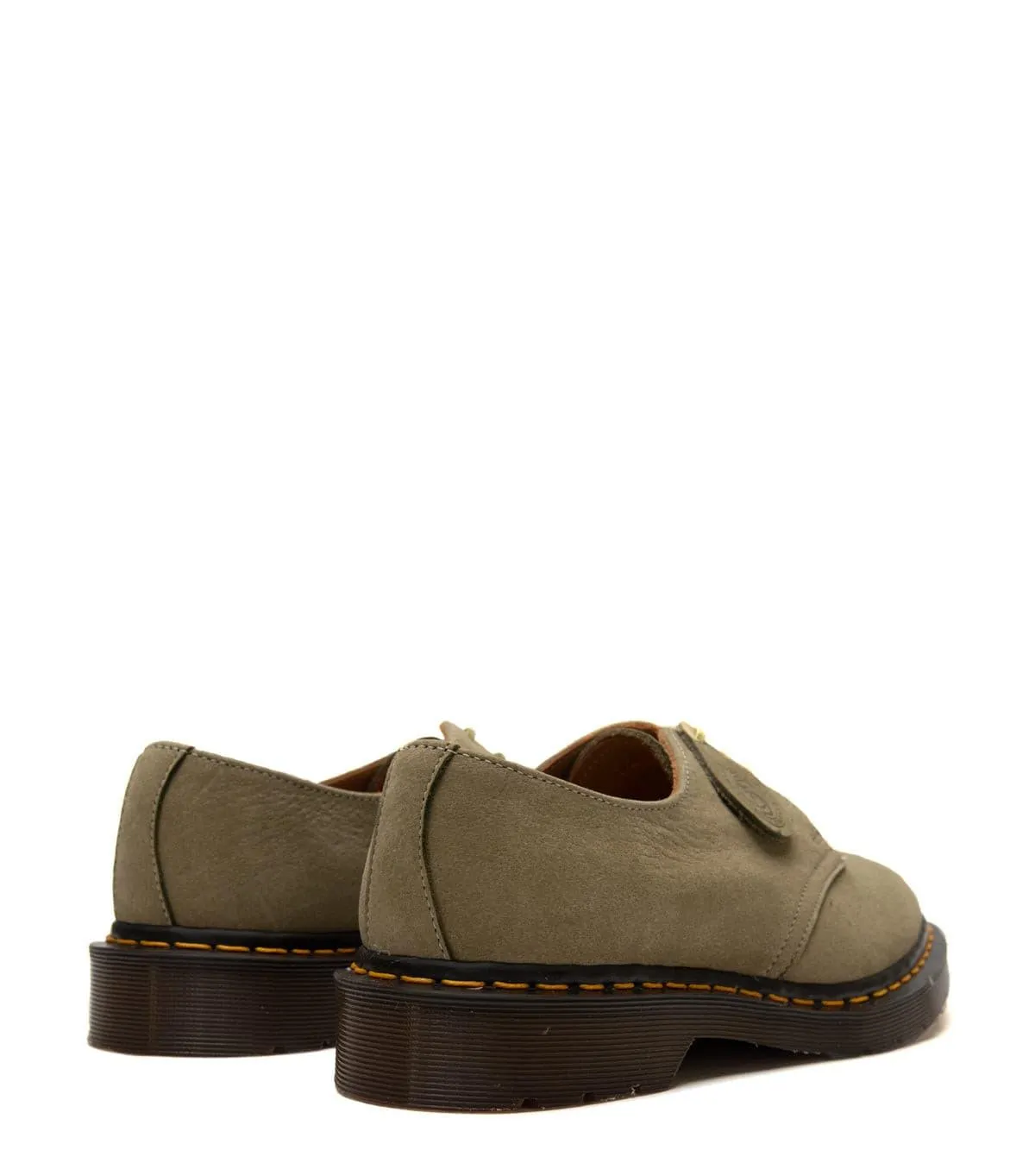 accurate mesh panels Dr. Martens Made in England 1461 Green Savannah Nubuck