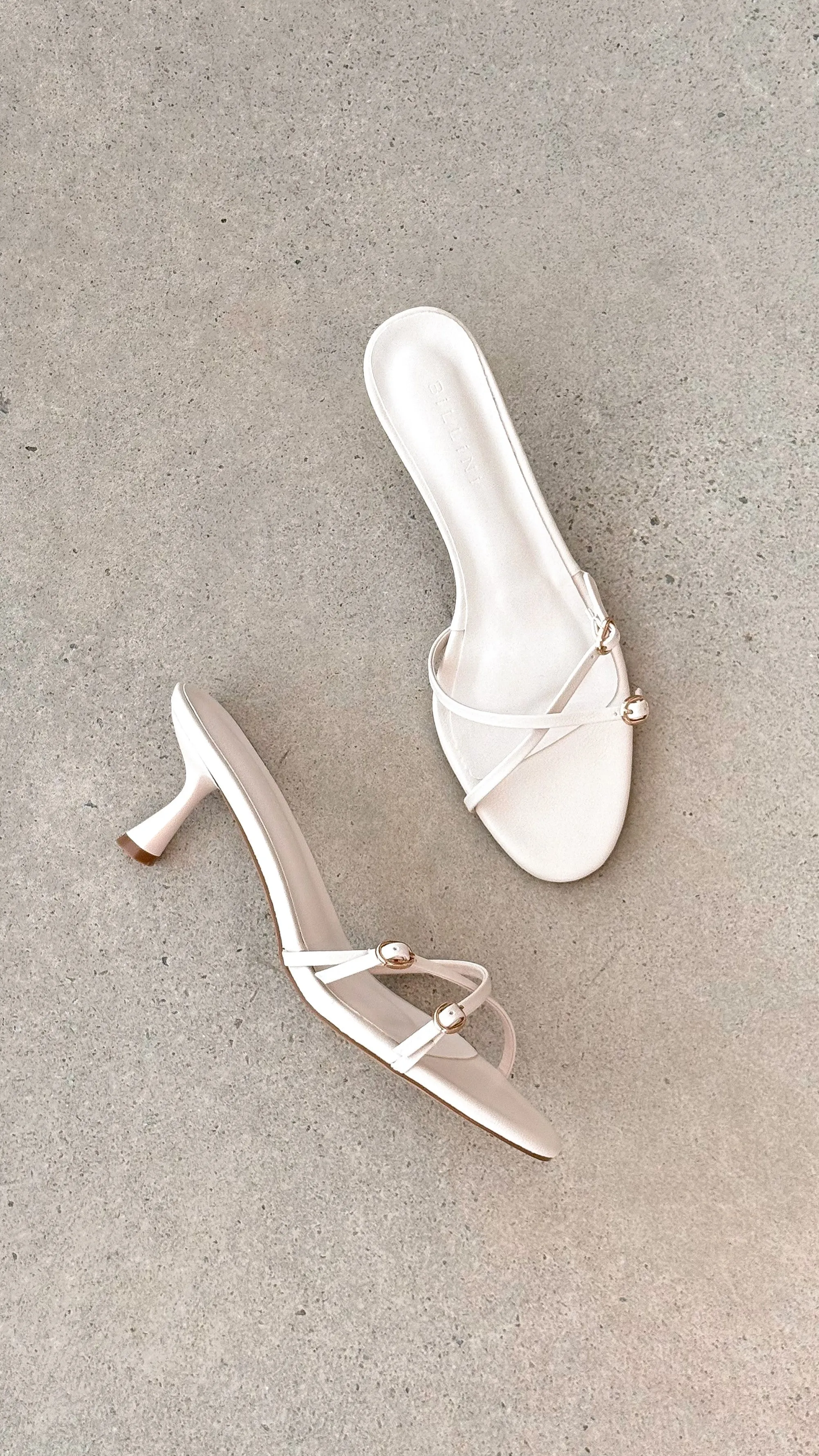 Wyler Heel - Ivory Chic Glow