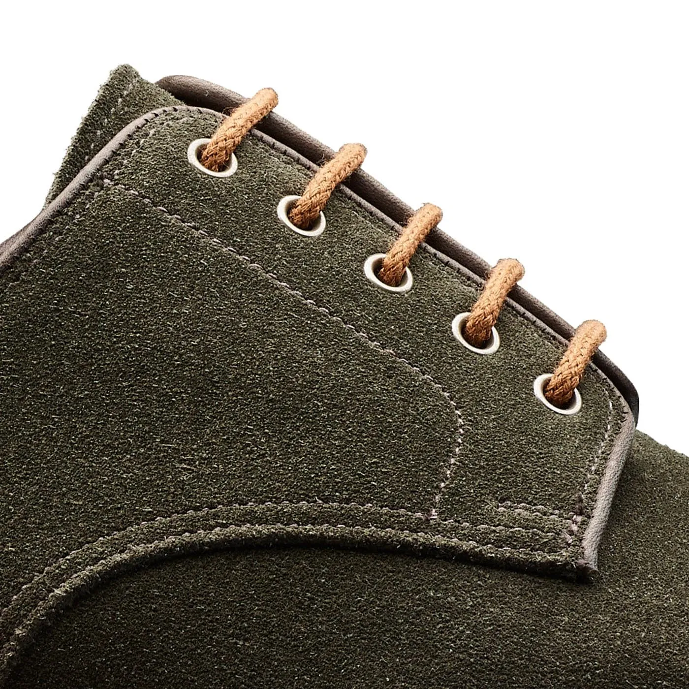 Durable Daily Wear Cornell Earth Green Suede