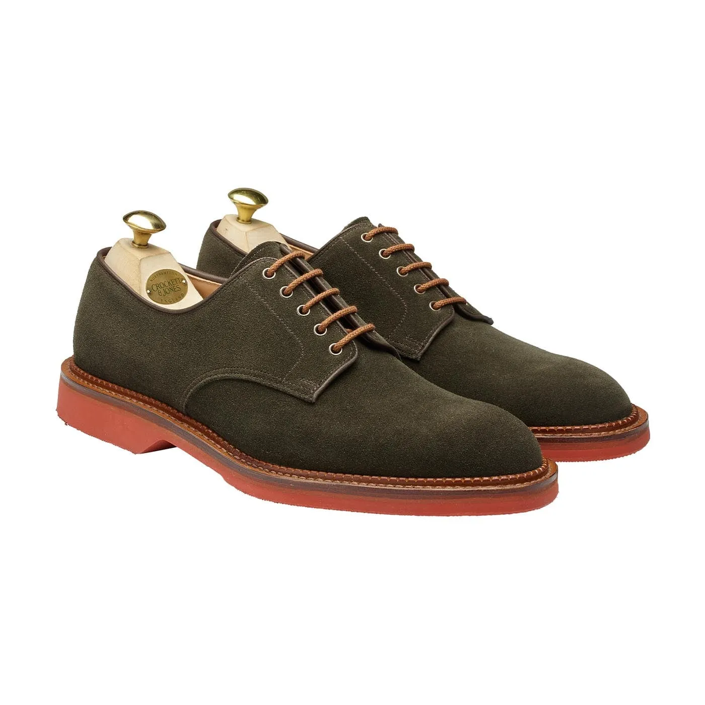 Cornell Earth Green Suede Professional Look