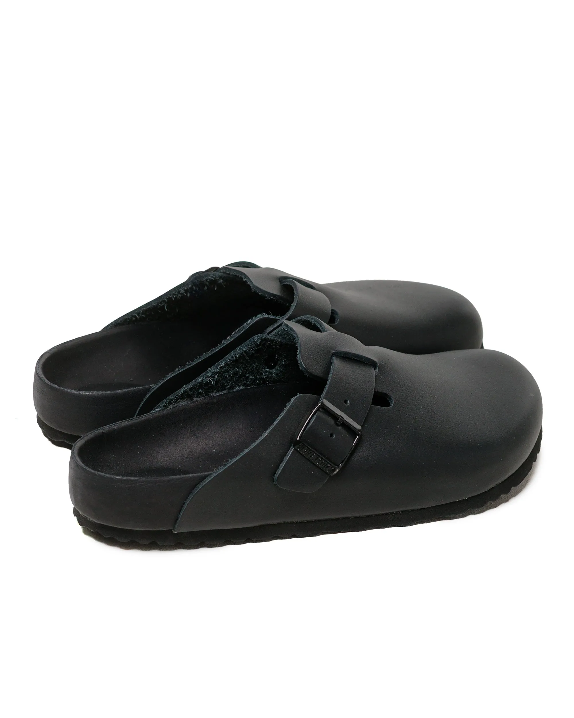 Birkenstock Boston Exquisite Leather Black Comfort quality