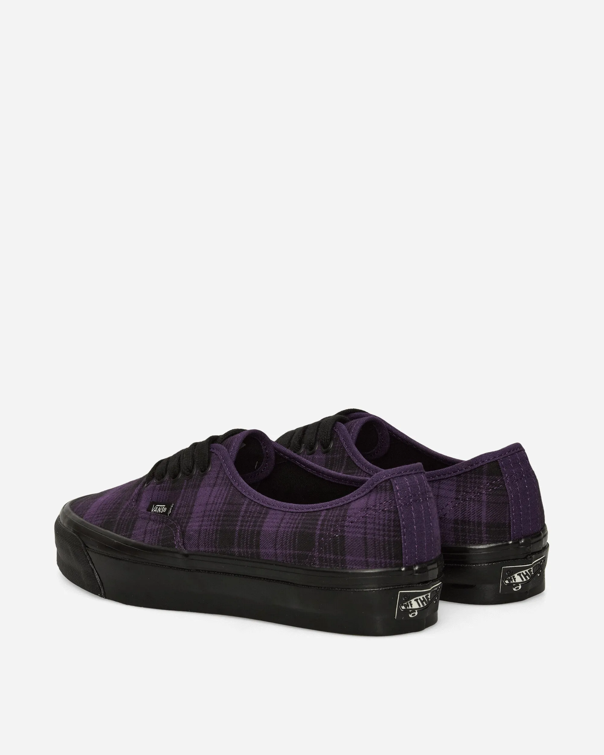 Authentic LX 44 Sneakers Purple Plaid Comfort Upper Material