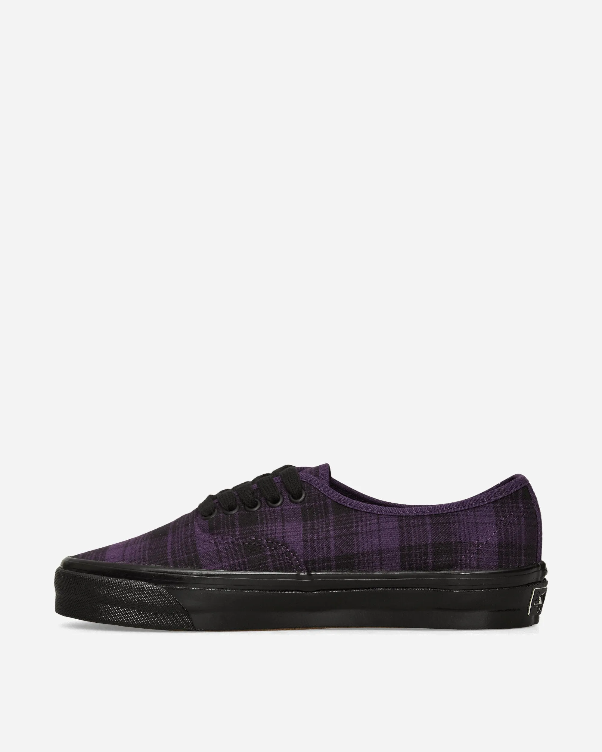 Authentic LX 44 Sneakers Purple Plaid All Round Use Step Safe