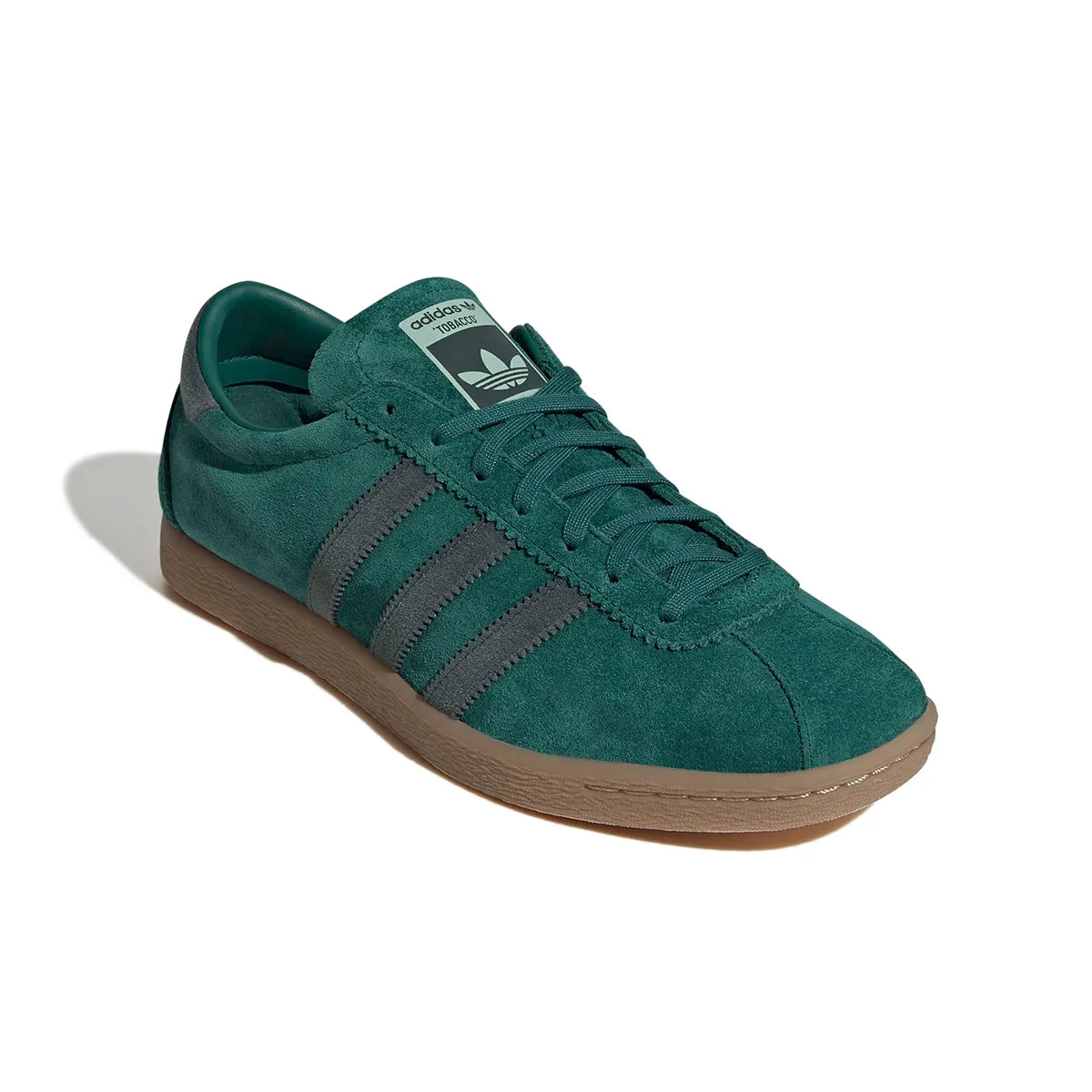 Tobacco 'Collegiate Green Mineral Green Gum' Sleek lines Reinforced toe cap