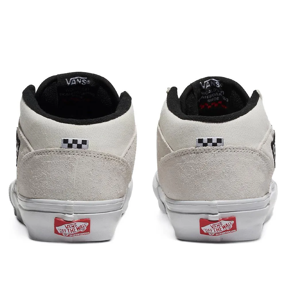 Vans Skate Half Cab - White/Black Padded Tongue