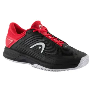 Breathable Linings Head Revolt Pro 4.5 Clay Men Tennis Shoes - Black/Red