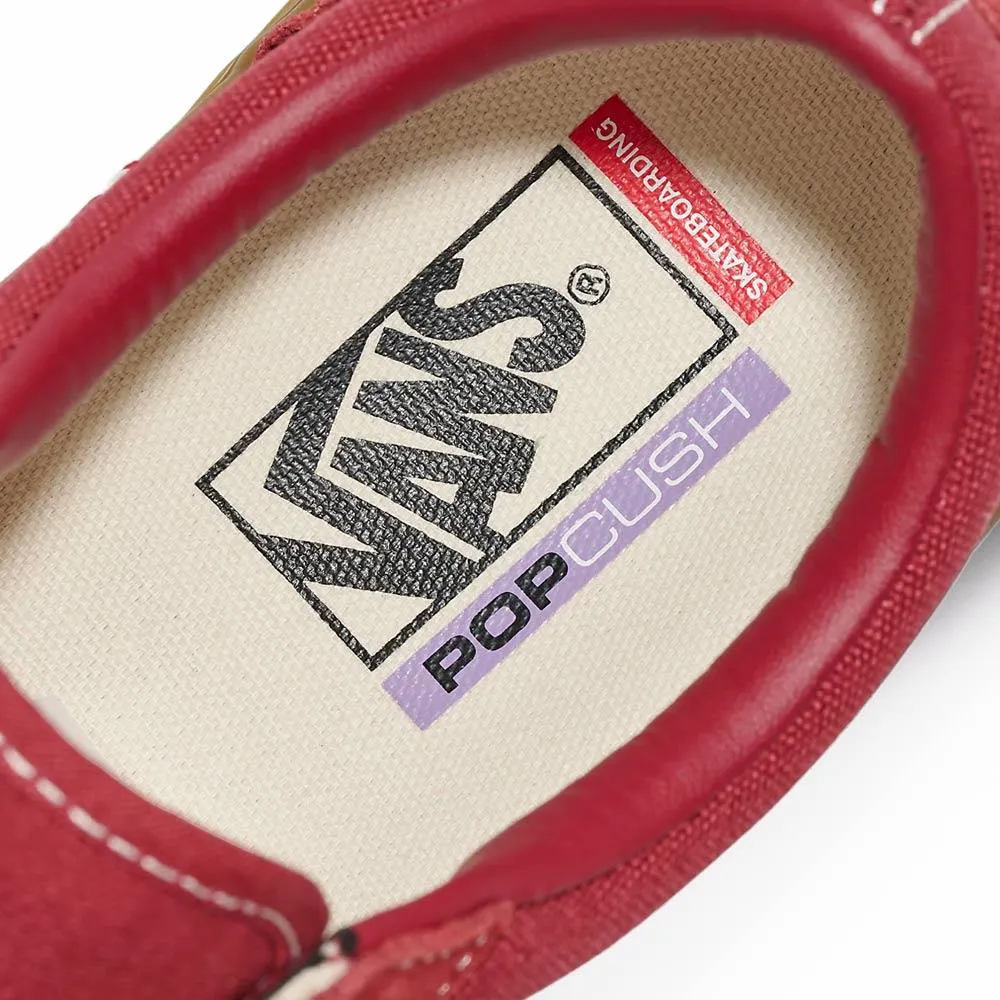 Vans Skate Old Skool - Red/Gum Flat Ground
