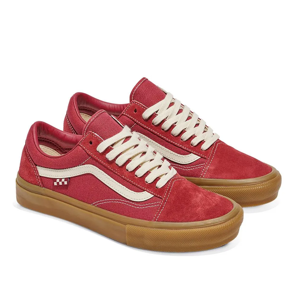 Vans Skate Old Skool - Red/Gum Laid Back