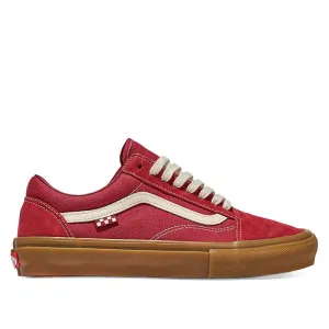 Minimal Style Vans Skate Old Skool - Red/Gum