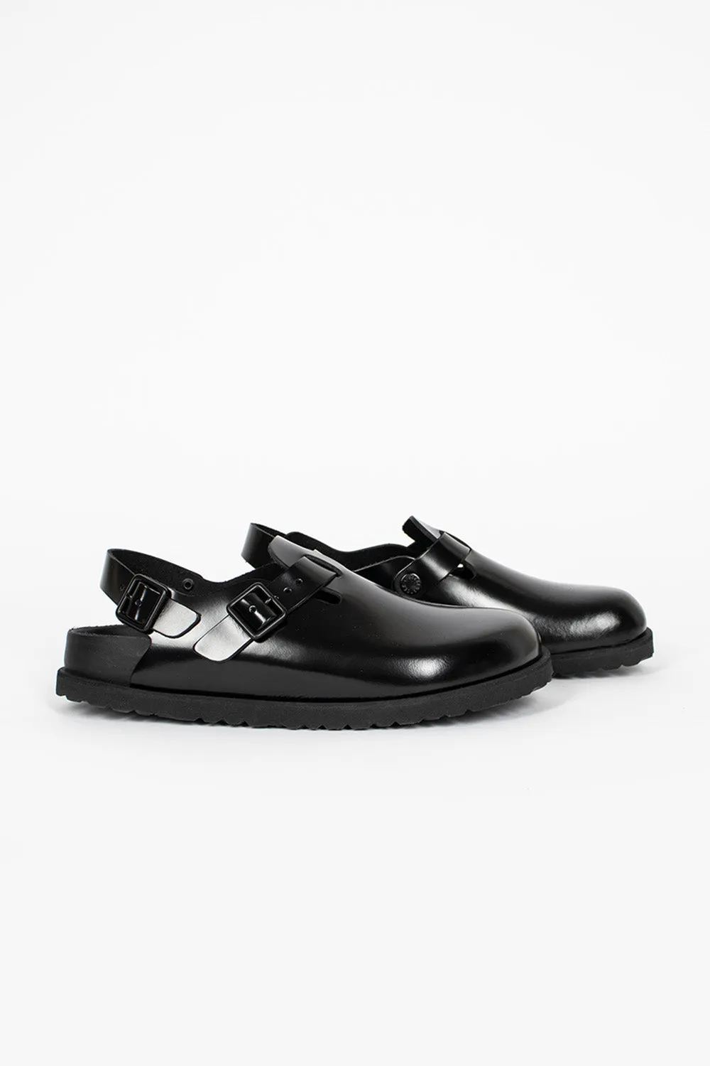 Soft Landing Training Ease Tokio Leather Sandal Black