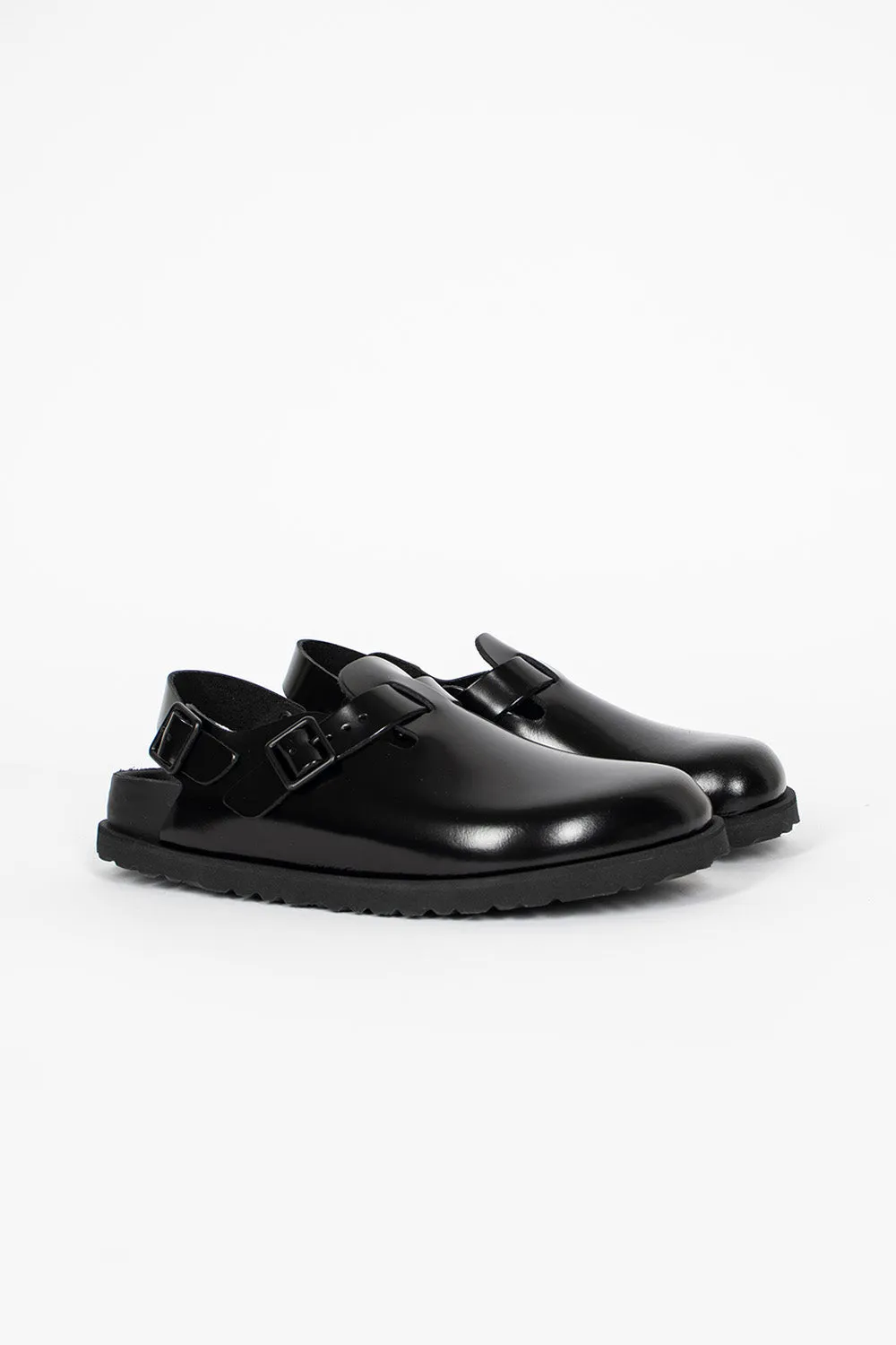 Minimal Look Tokio Leather Sandal Black
