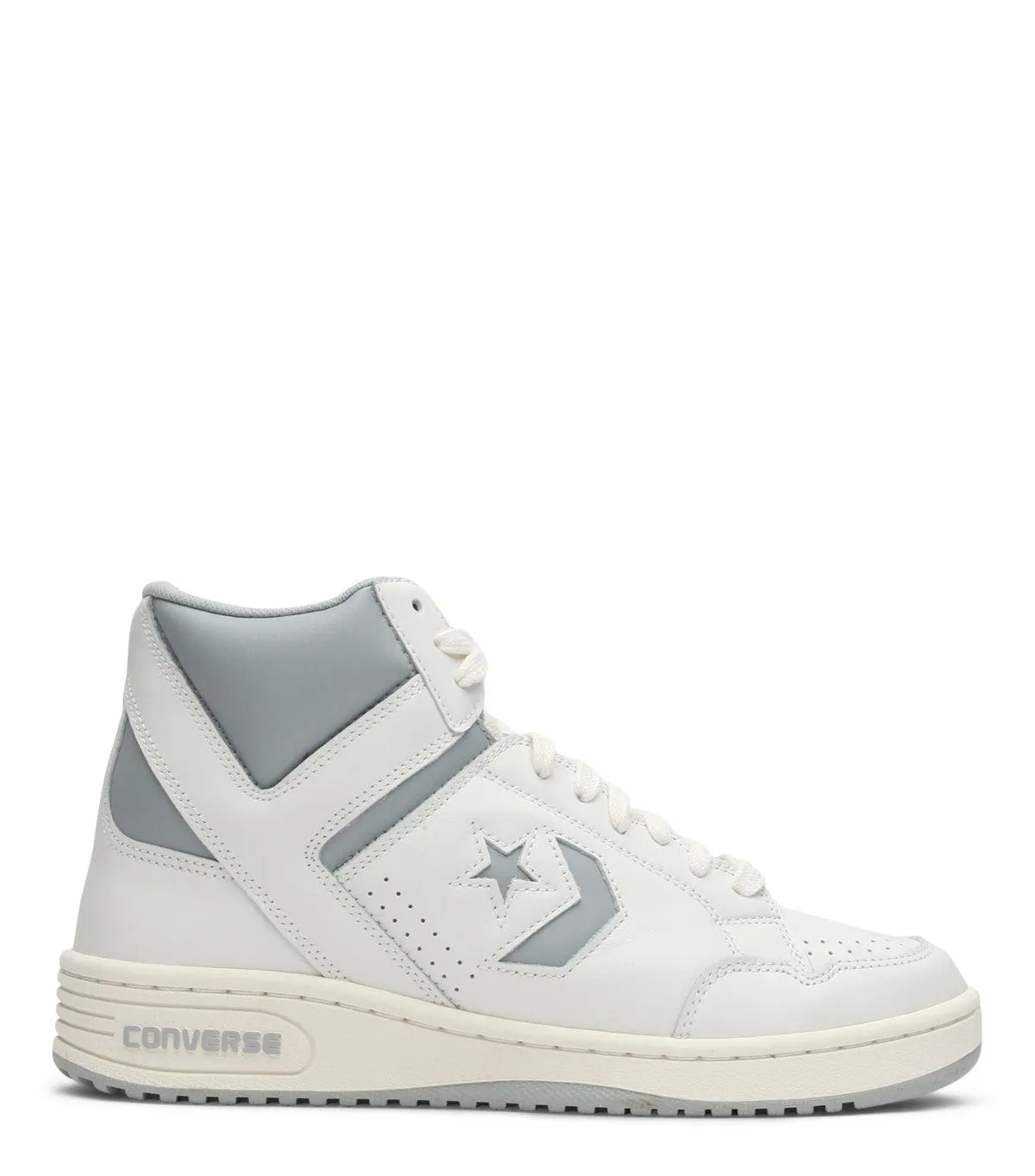 Converse Weapon Hi White Grey pool shoes modernized