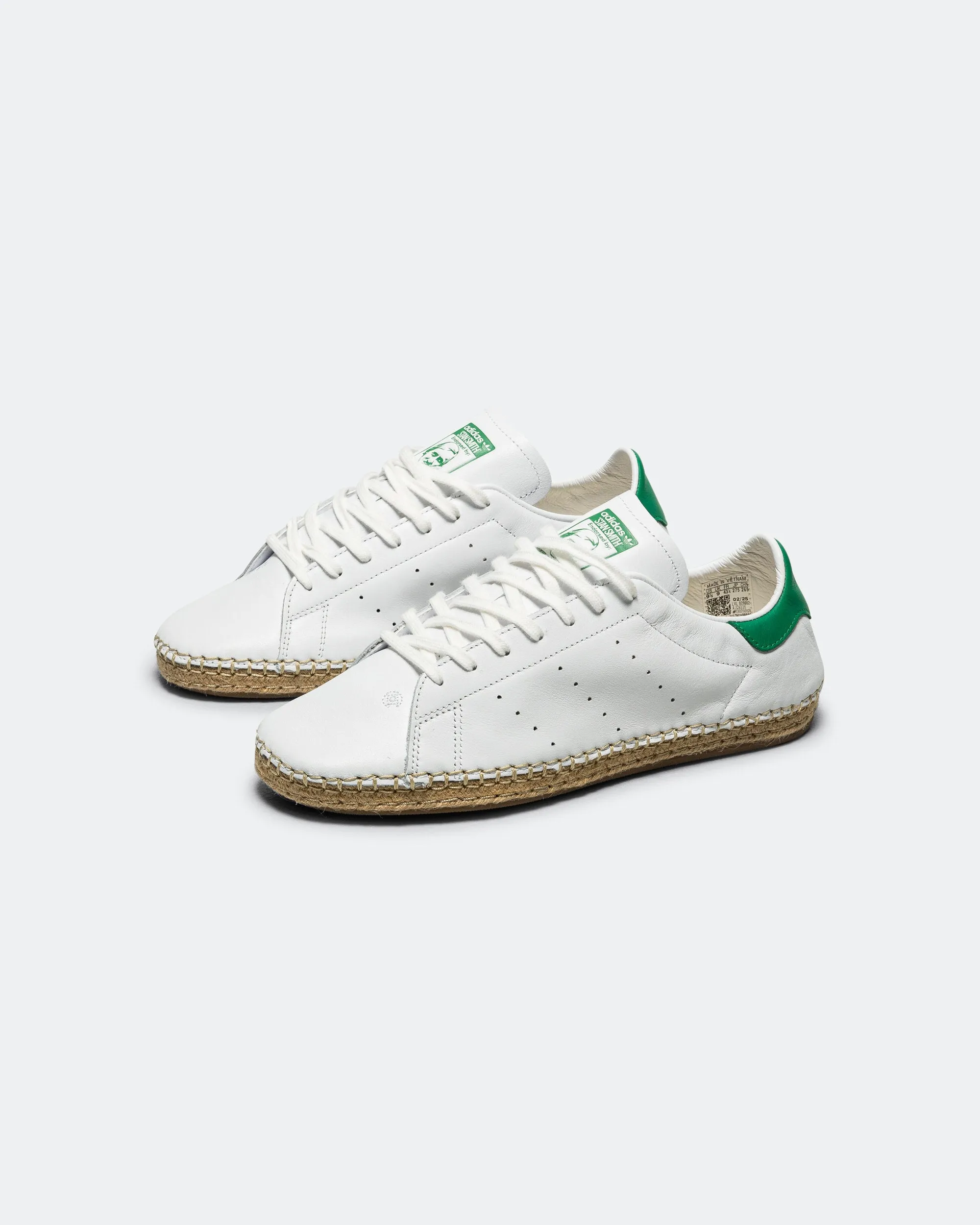 Rubberized Finish Responsive Footbed Stan Smith by Edison Chen x CLOT - Footwear White/Green