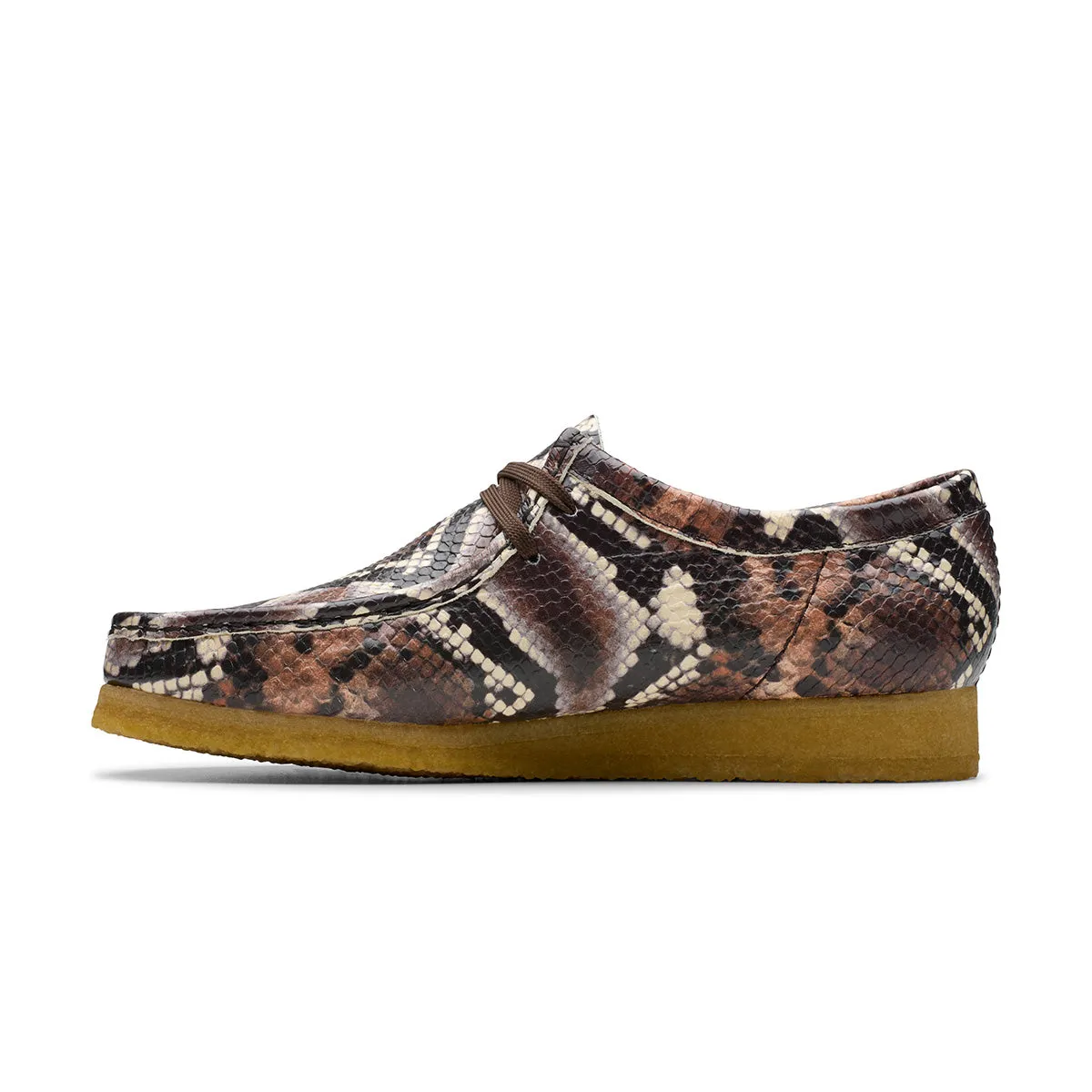 Wallabee 'Brown Snake' Adaptive Flex Notches