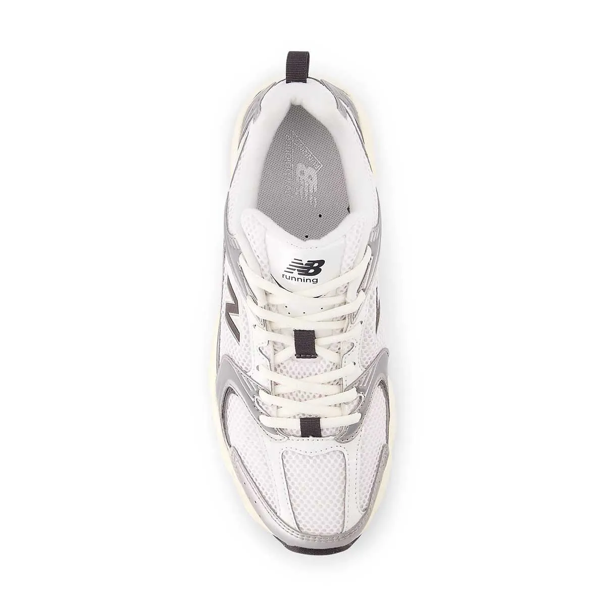 530 'Silver Metallic Black Cement' Casual Look Abrasion Resistant Toe Caps