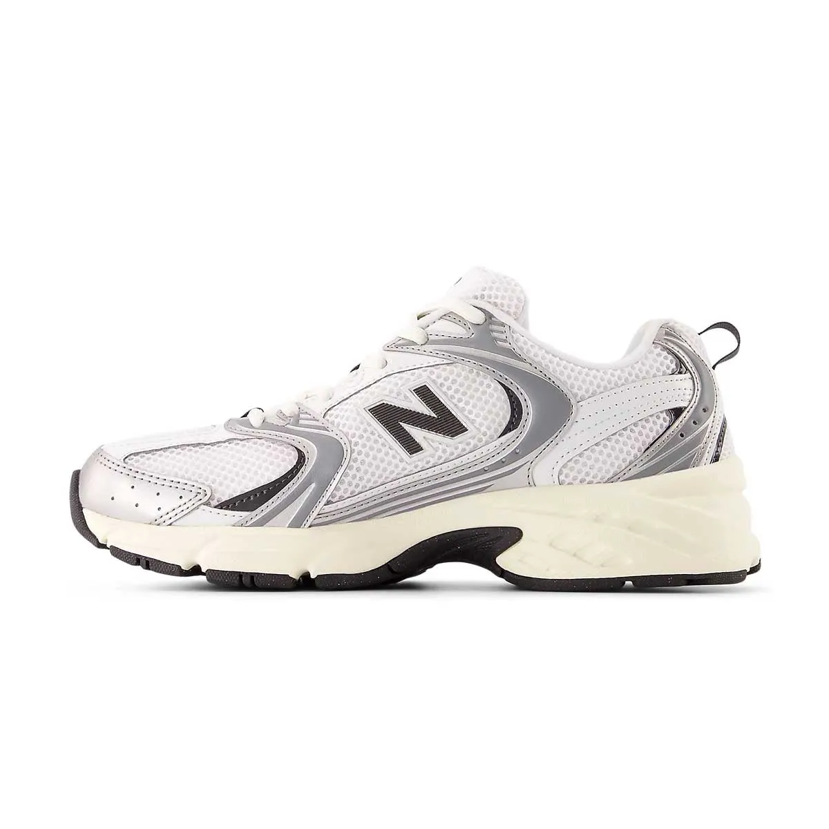 530 'Silver Metallic Black Cement' Comfortable Foot