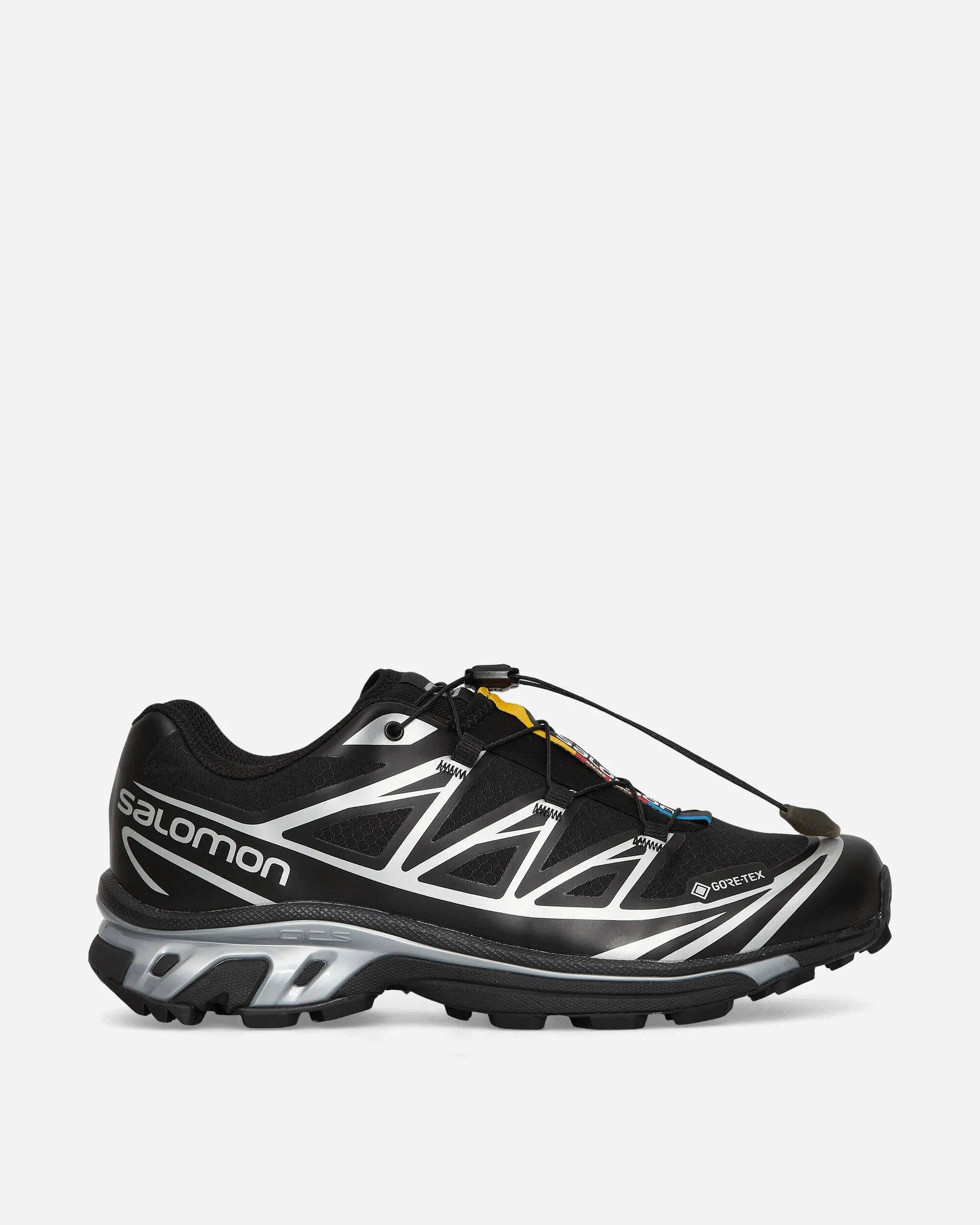 Flexible Grip Cushioned XT-6 GORE-TEX Sneakers Black / Silver