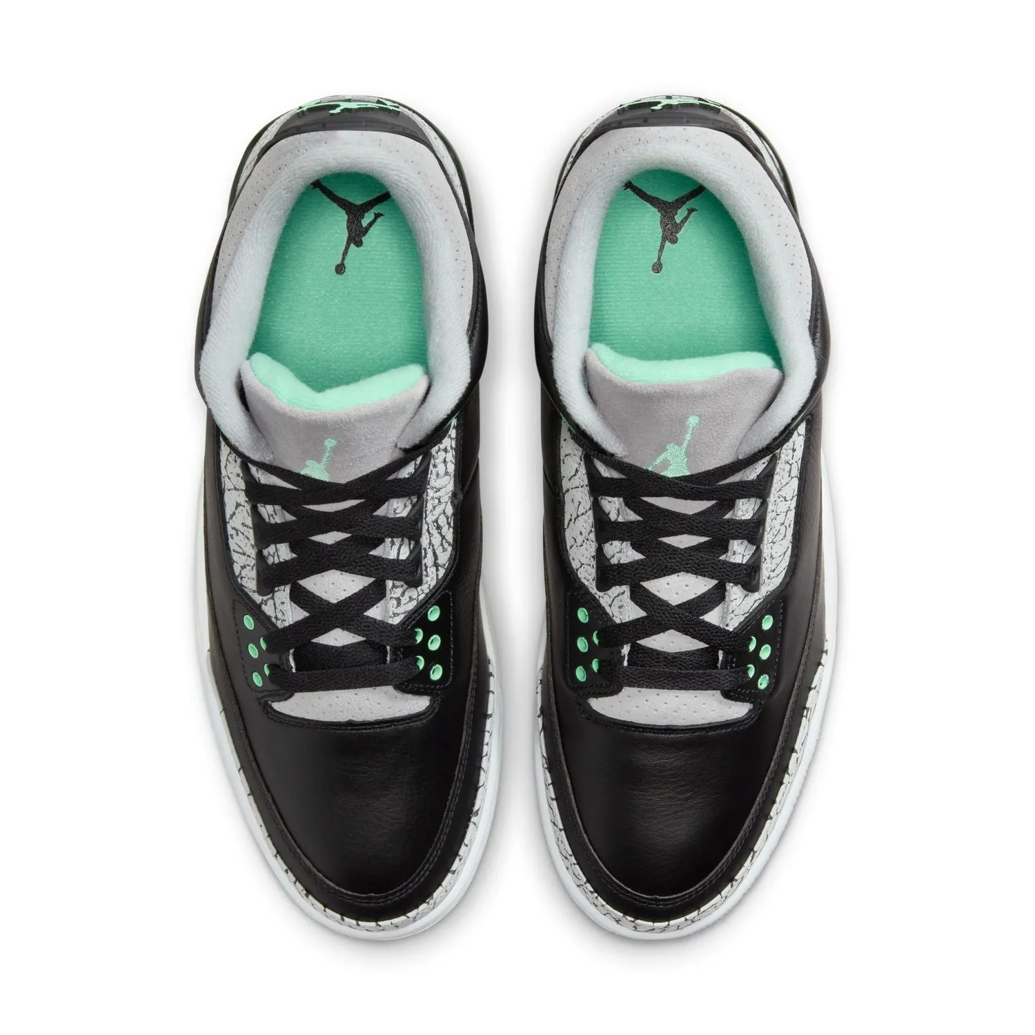 Cushioned Grip Good elasticity Air Jordan 3 Retro 'Green Glow'