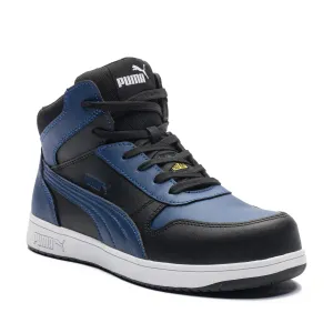High Traction Walk Winter Trail Frontcourt Blue/Black Mid Composite Toe Safety Shoes 630073