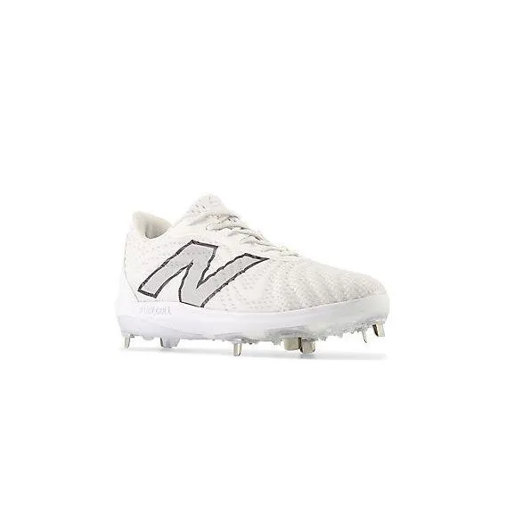 Built For Comfort Easy Care New Balance Men's FuelCell 4040 V7 Metal Baseball Cleats - Optic White / Raincloud - L4040TW7