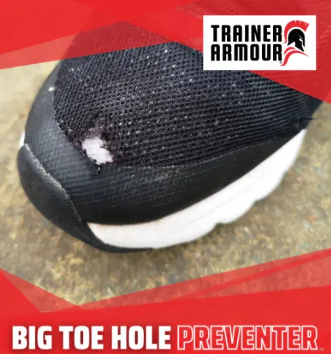 Recommended item Cold weather run TRAINER ARMOUR BIG TOE HOLE PREVENTER WHITE