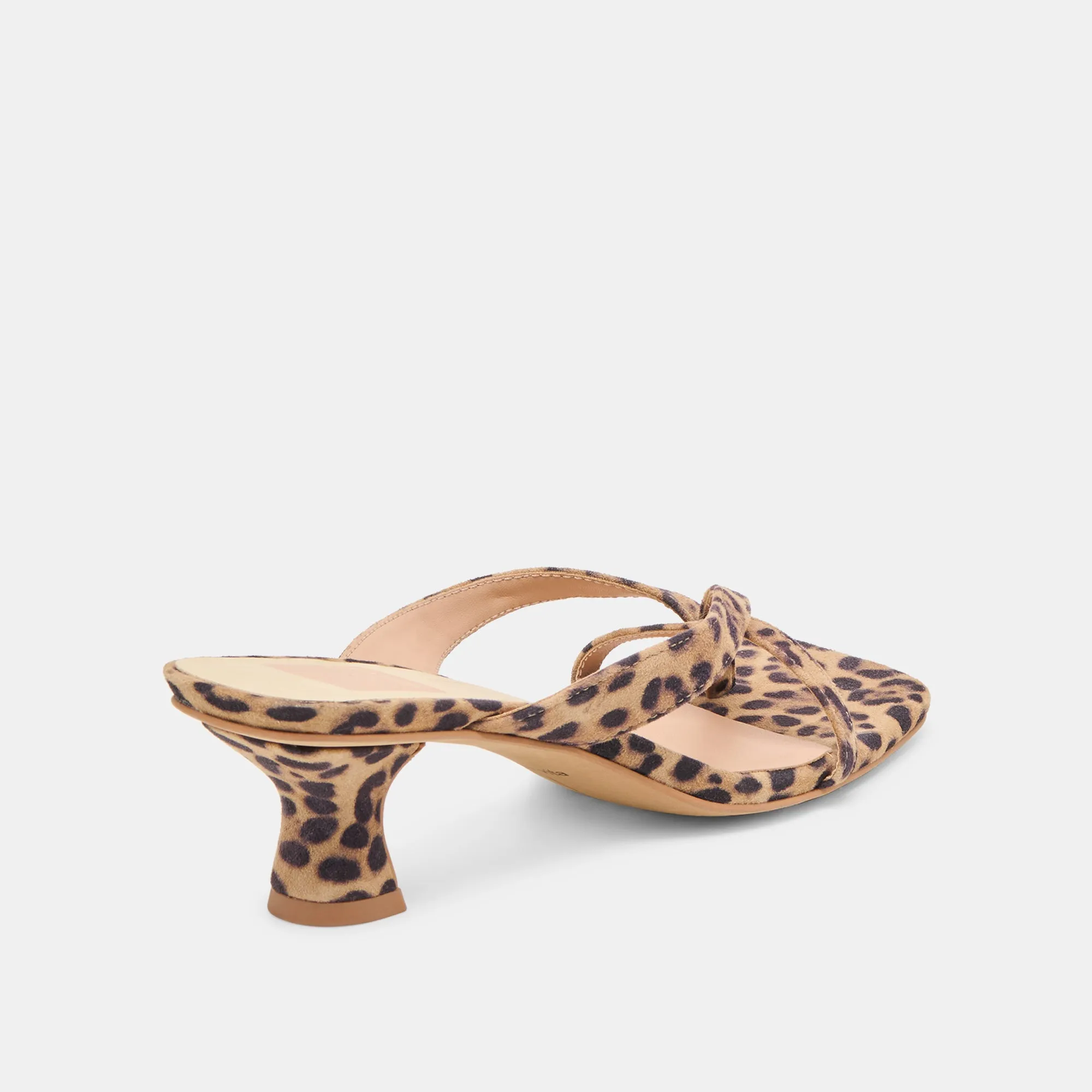 BREVEL HEELS DK LEOPARD PRINTED SUEDE Daytime Heels high heel sandals