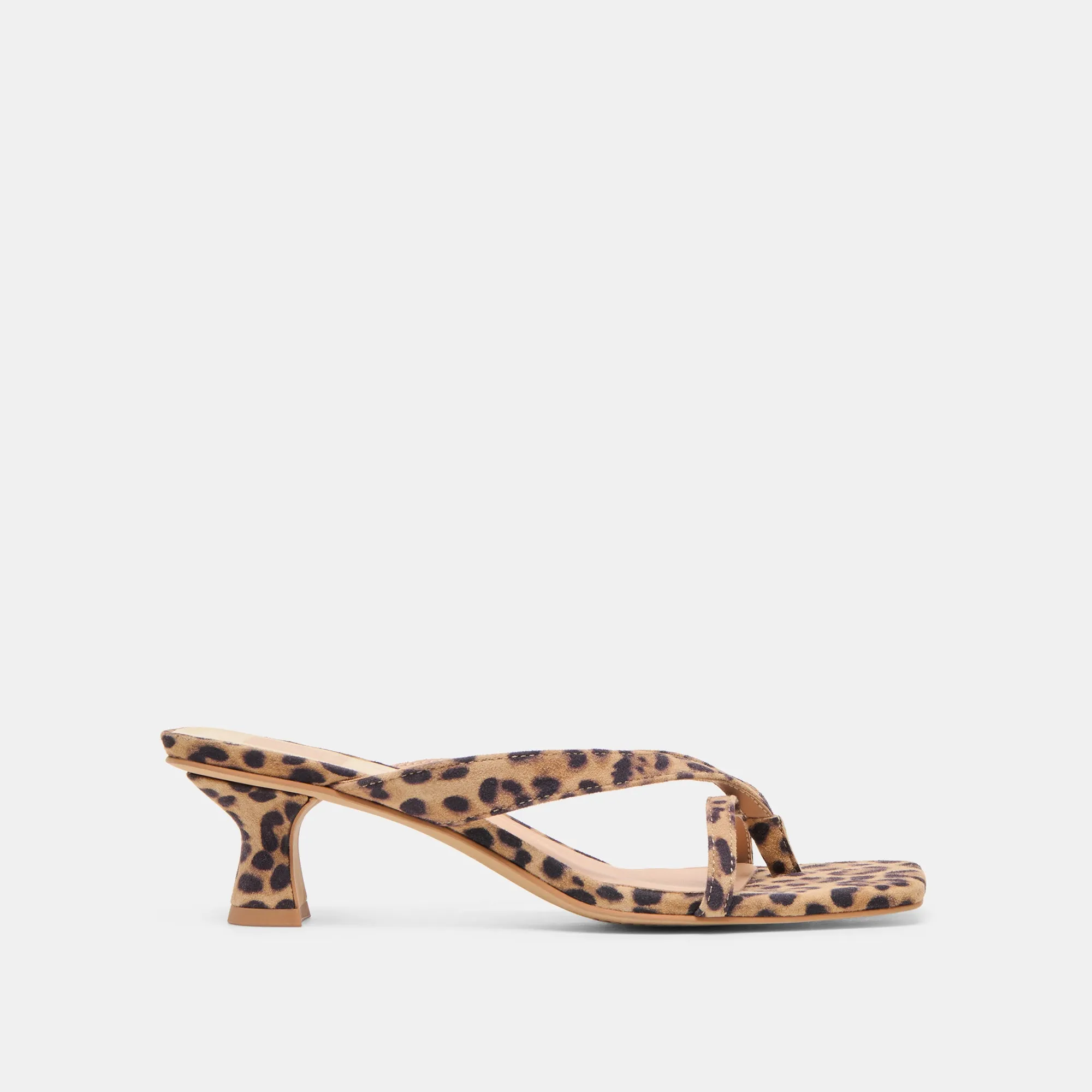 Wedge Heel BREVEL HEELS DK LEOPARD PRINTED SUEDE