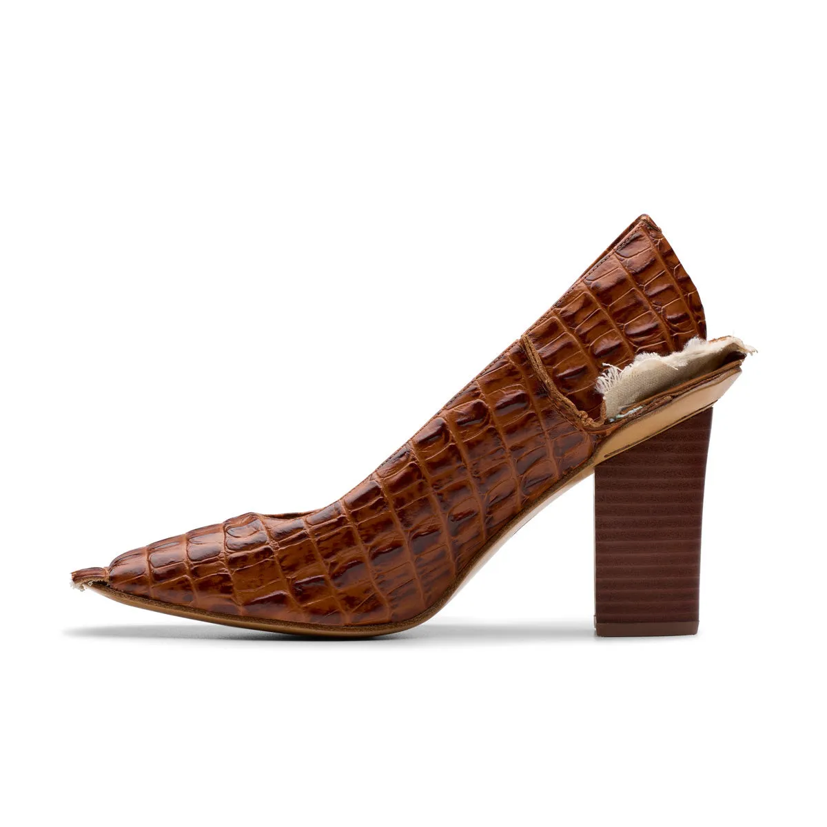   Martine Rose CUR Wmns Heel 'Tan' Comfortable Fashion Rainy Day
