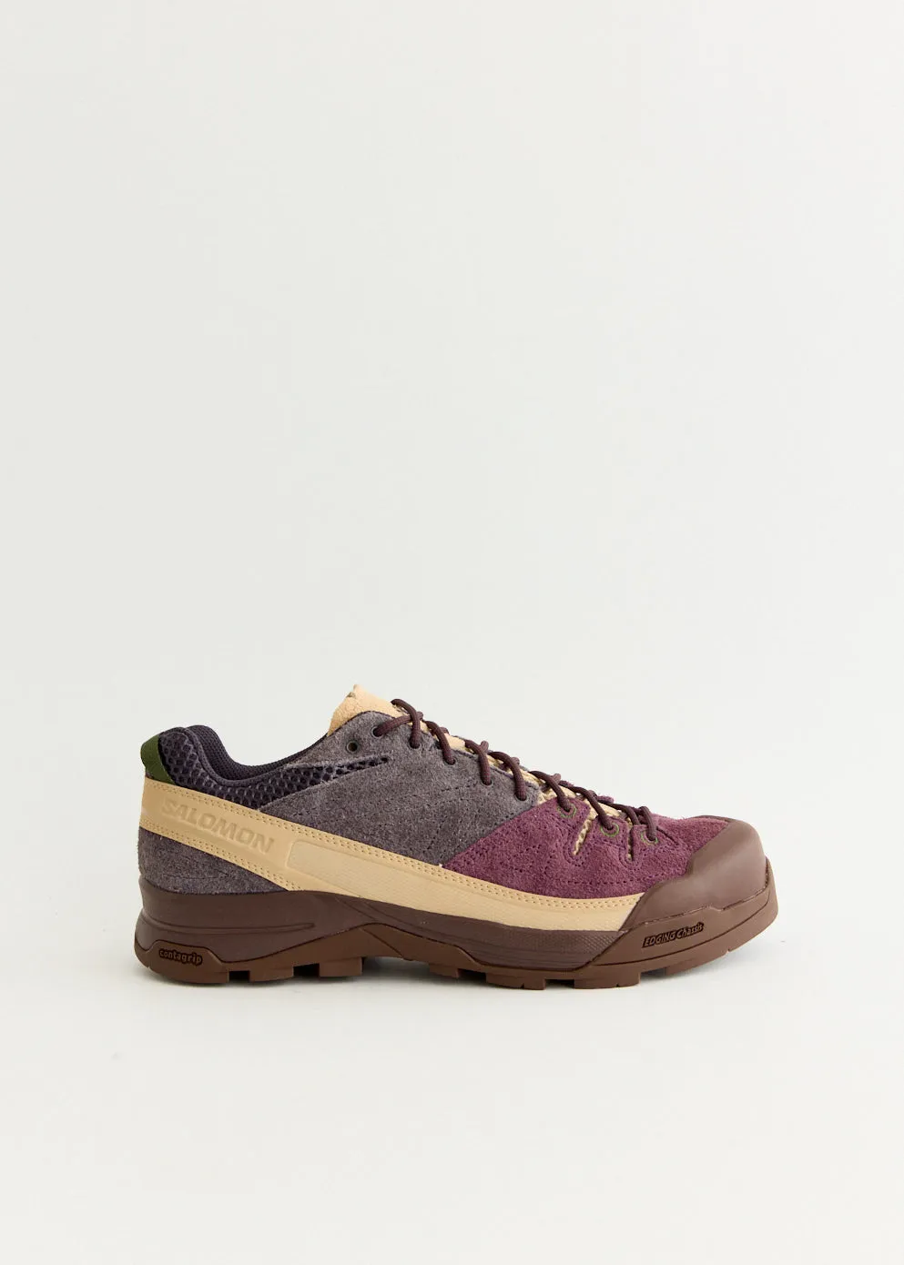 Clear Hike Lake Path X-ALP Suede 'Plum Perfect' Sneakers Lean Form