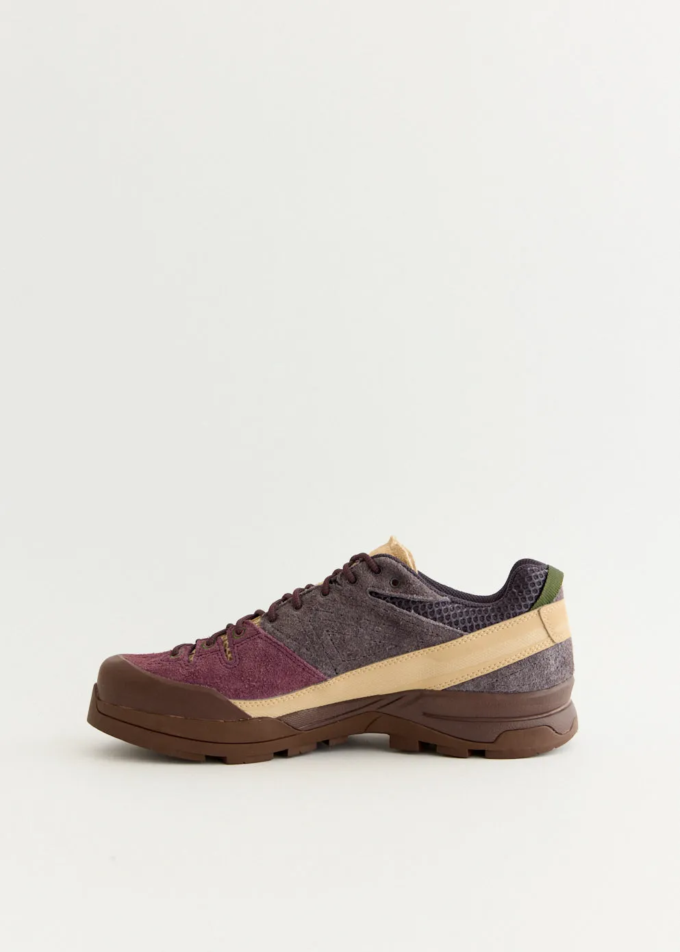 Friend Meet cool material X-ALP Suede 'Plum Perfect' Sneakers